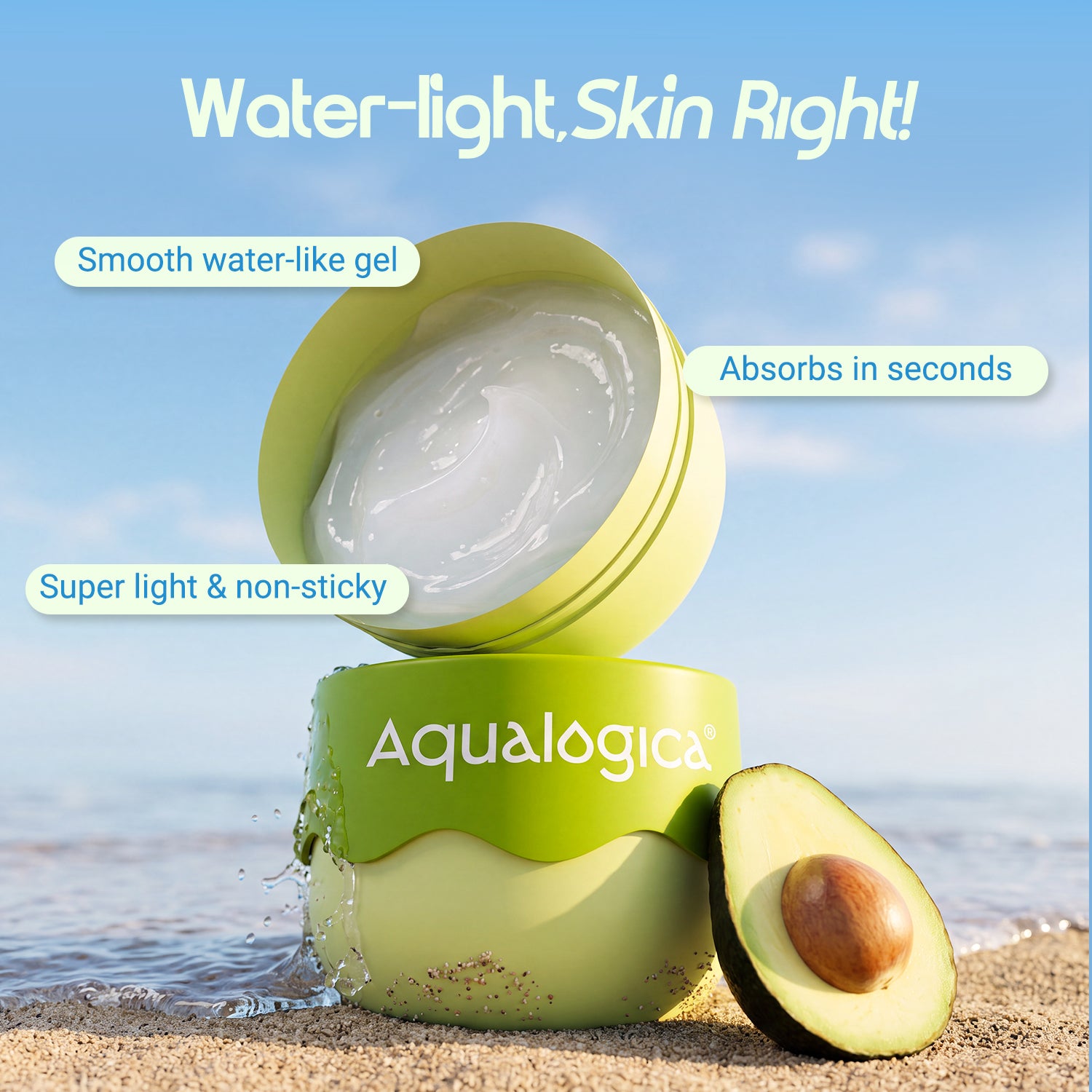Barrier+ Hydra Melt Gel Moisturizer with Avocado & 5 Essential Ceramides - 100 g