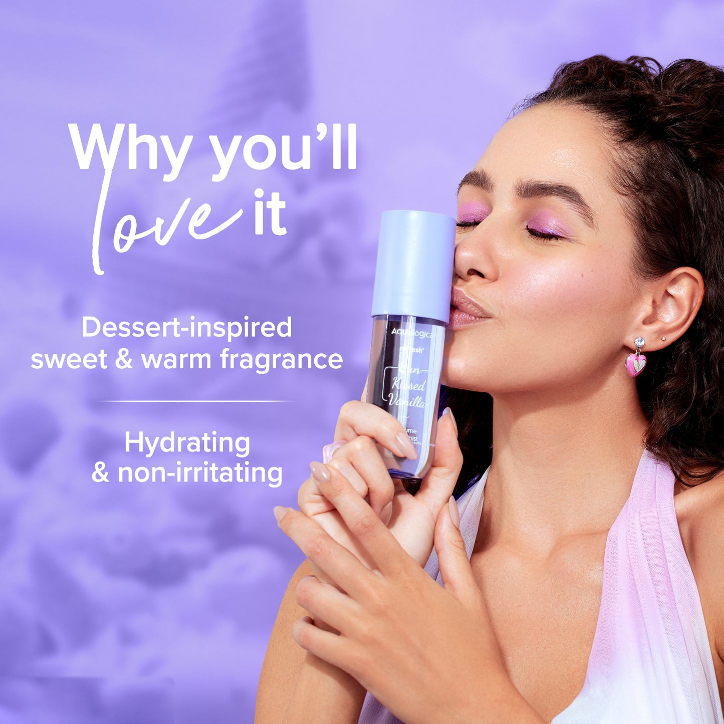 Refresh+ Sun Kissed Vanilla Perfume Body Mist with Zemea & Hyaluronic Acid - 150 ml