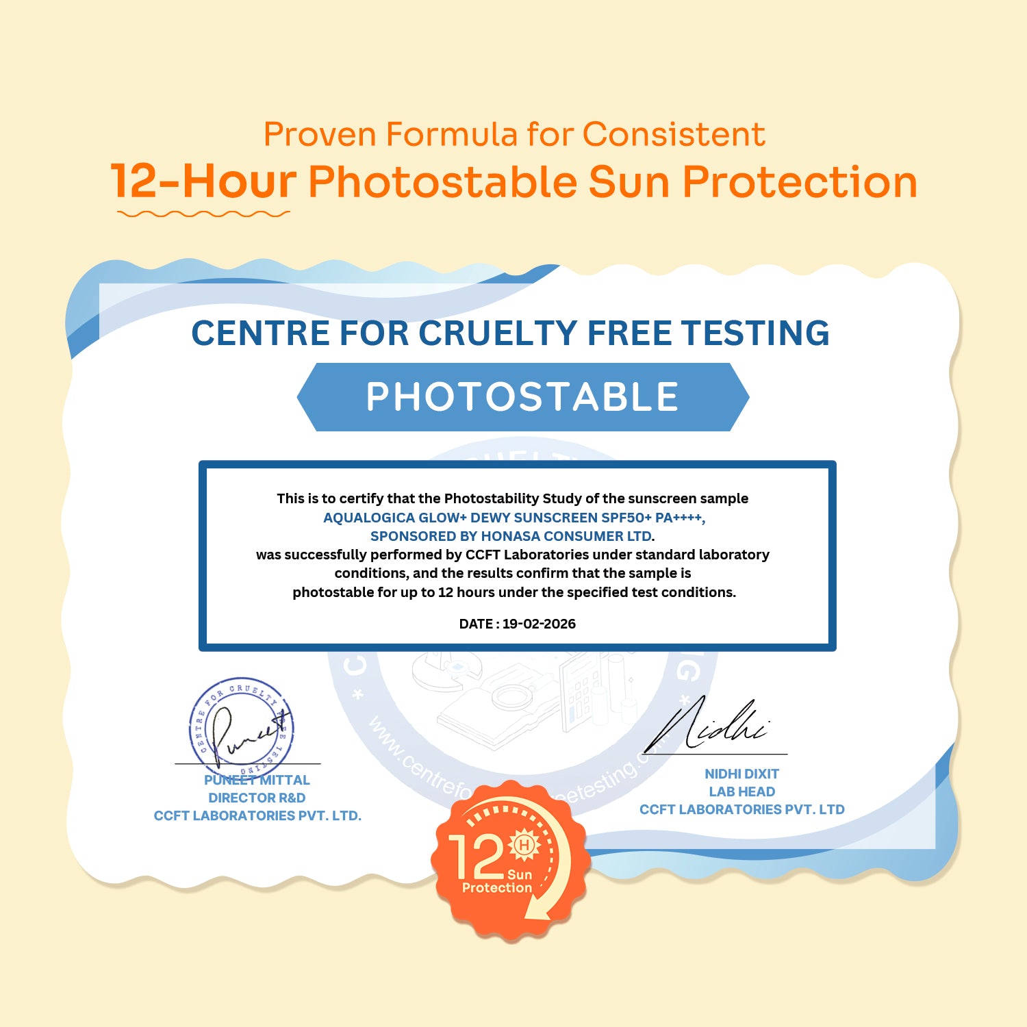 Glow+ Dewy Sunscreen Gel In-Vivo Tested SPF 50+ PA++++ with Papaya & Vitamin C - 80g