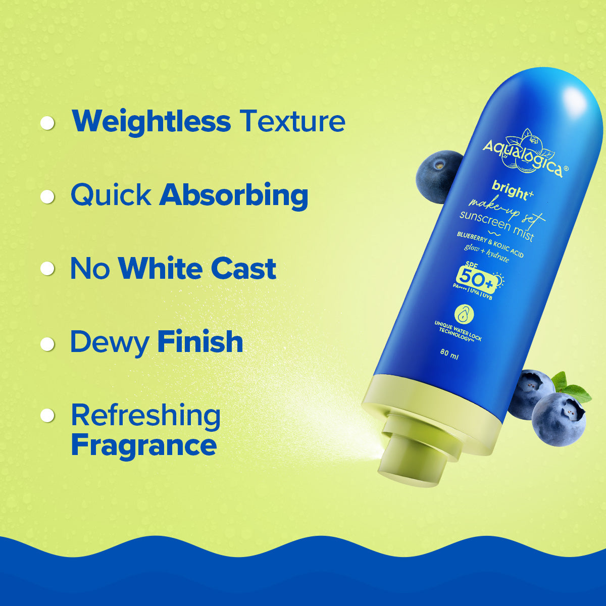 Bright+ Make-up Set Sunscreen Mist 80ml
