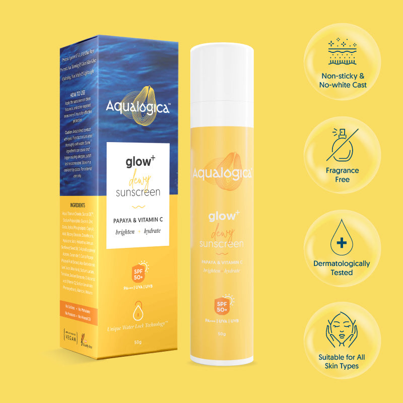 Glow+ Dewy Sunscreen 50g - Pack of 3