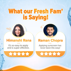 What our Fresh Fam' is Saying about Sunscreen Stick