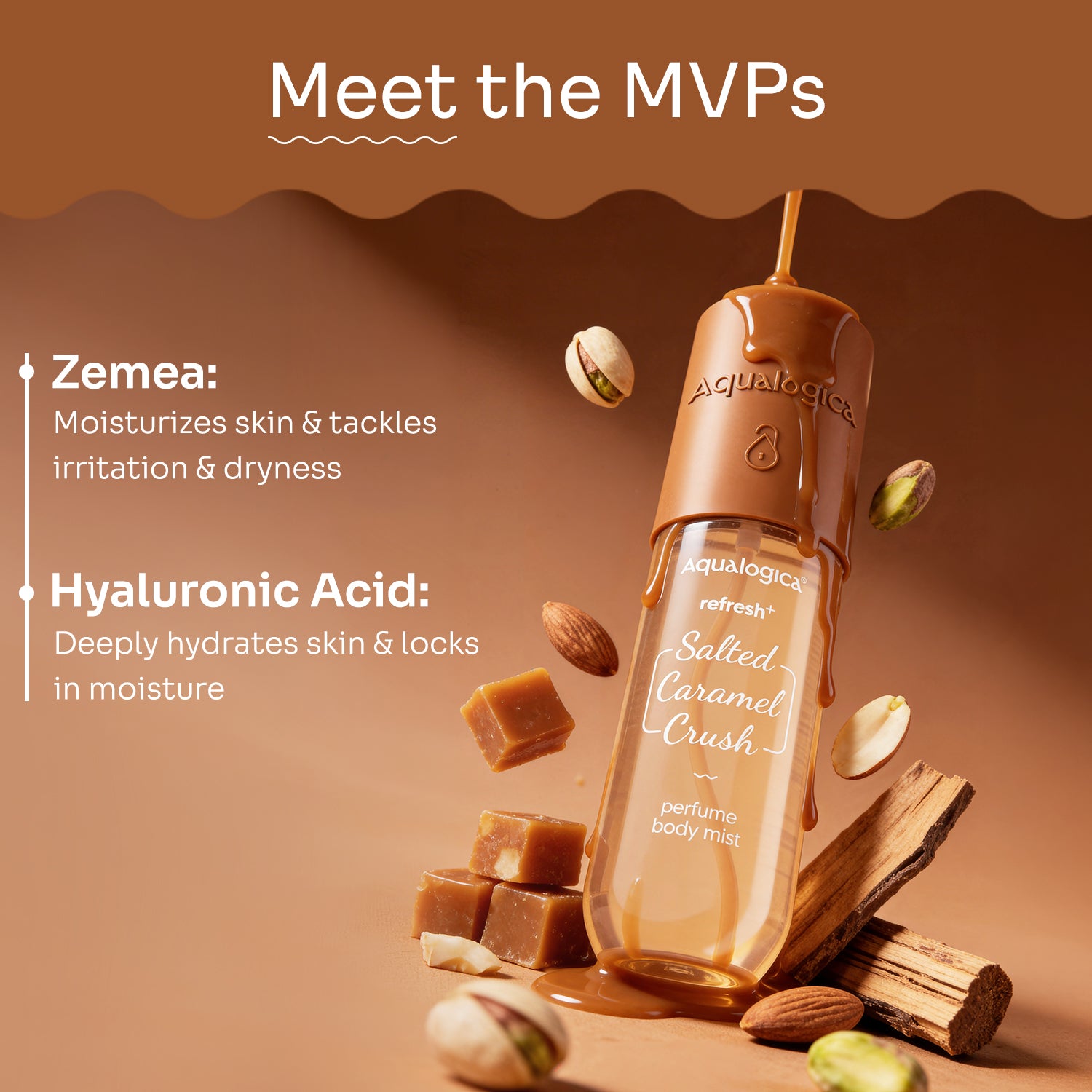 Refresh+ Perfume Body Mist - Salted Caramel Crush 150ml