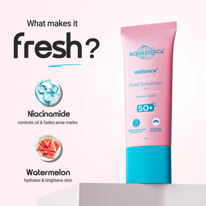 Radiance+ Oil Control Fluid Sunscreen for Oily Skin - 50g