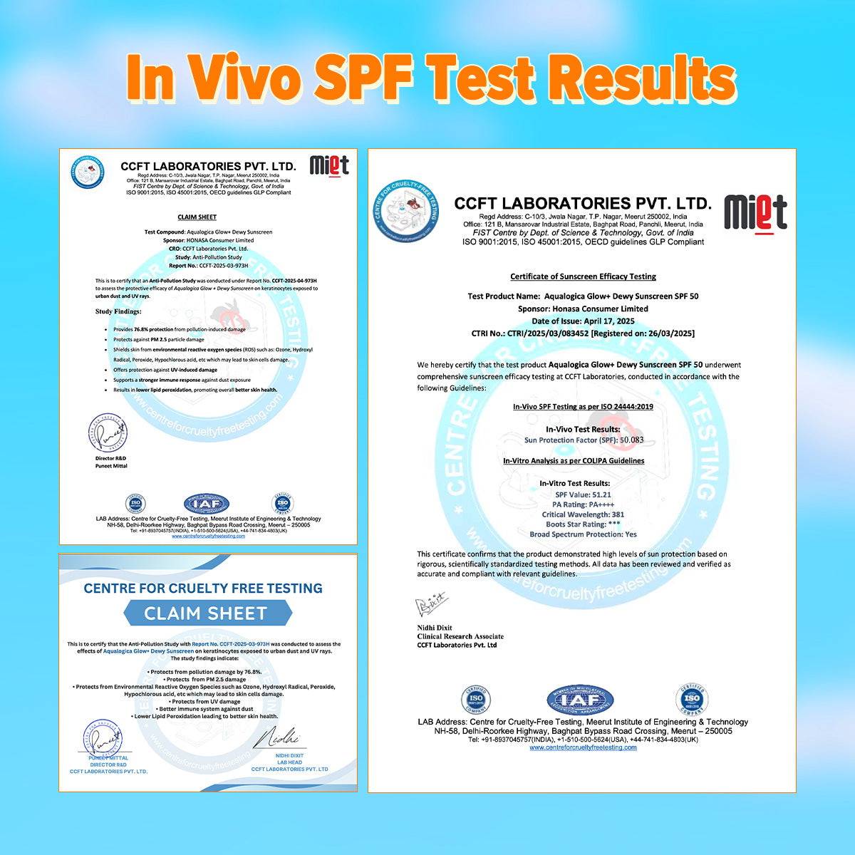 FREEBIE - Glow+ Dewy Sunscreen with SPF 50+ & PA++++ for UVA/B & Blue Light Protection & No White Cast - 80g