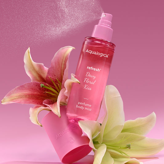 Refresh+ Dewy Floral Kiss Perfume Body Mist with Zemea & Hyaluronic Acid- 150 ml