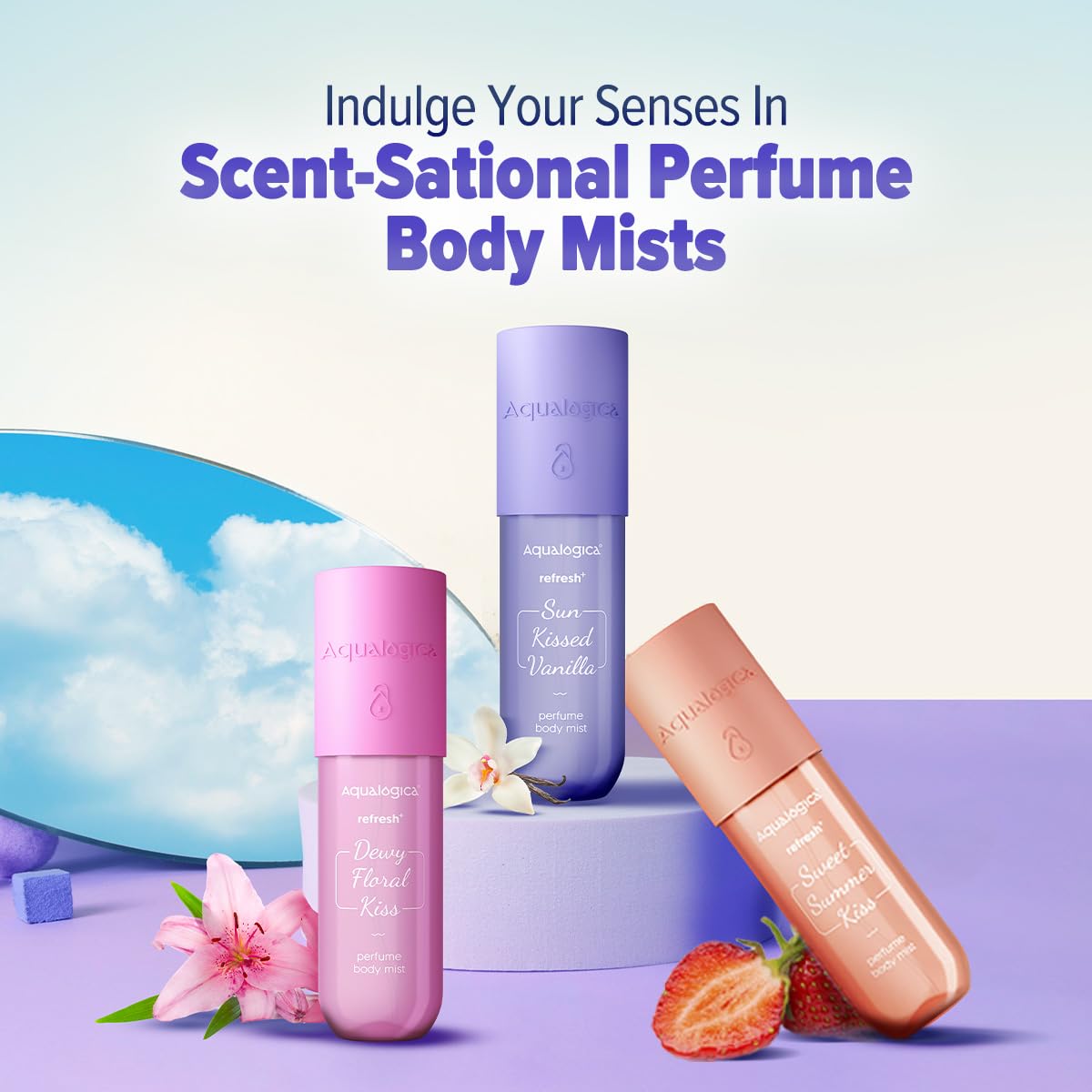 Refre Mist Refresh+ Perfume Body Mist Trio – Aqualogica
