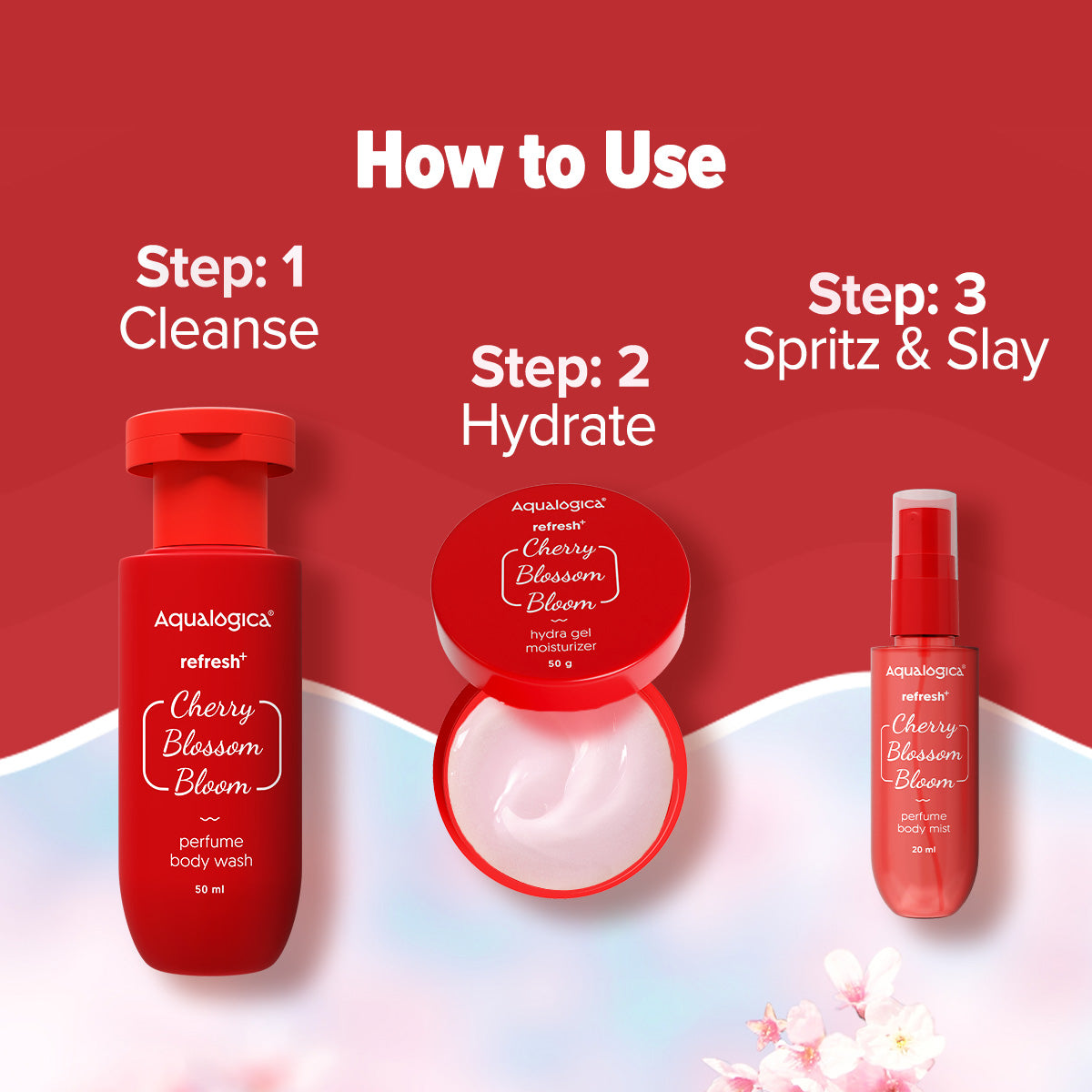 Refresh+ Body Care Set - Cherry Blossom Bloom