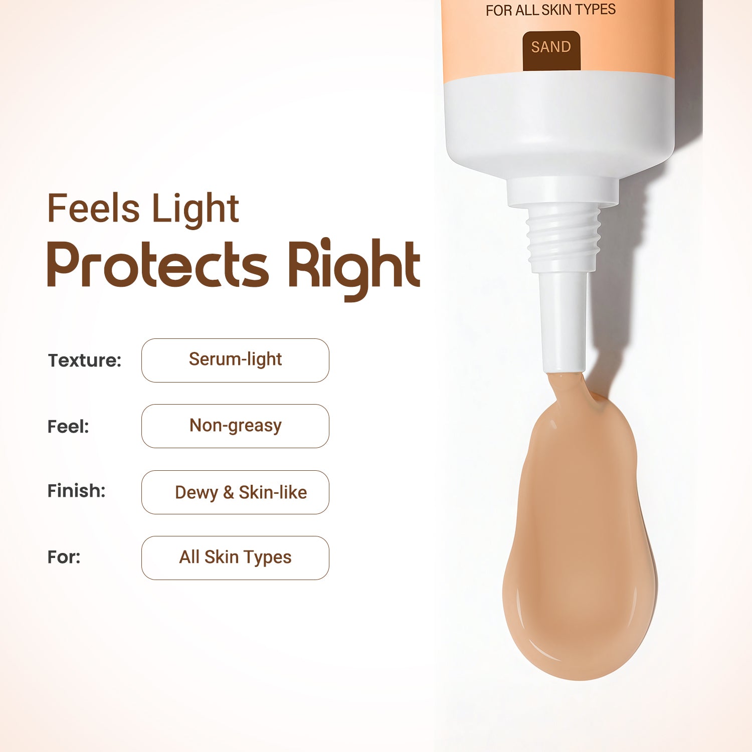 3-in-1 Tinted Sun Serum - Sand | Trial Pack | 10ml