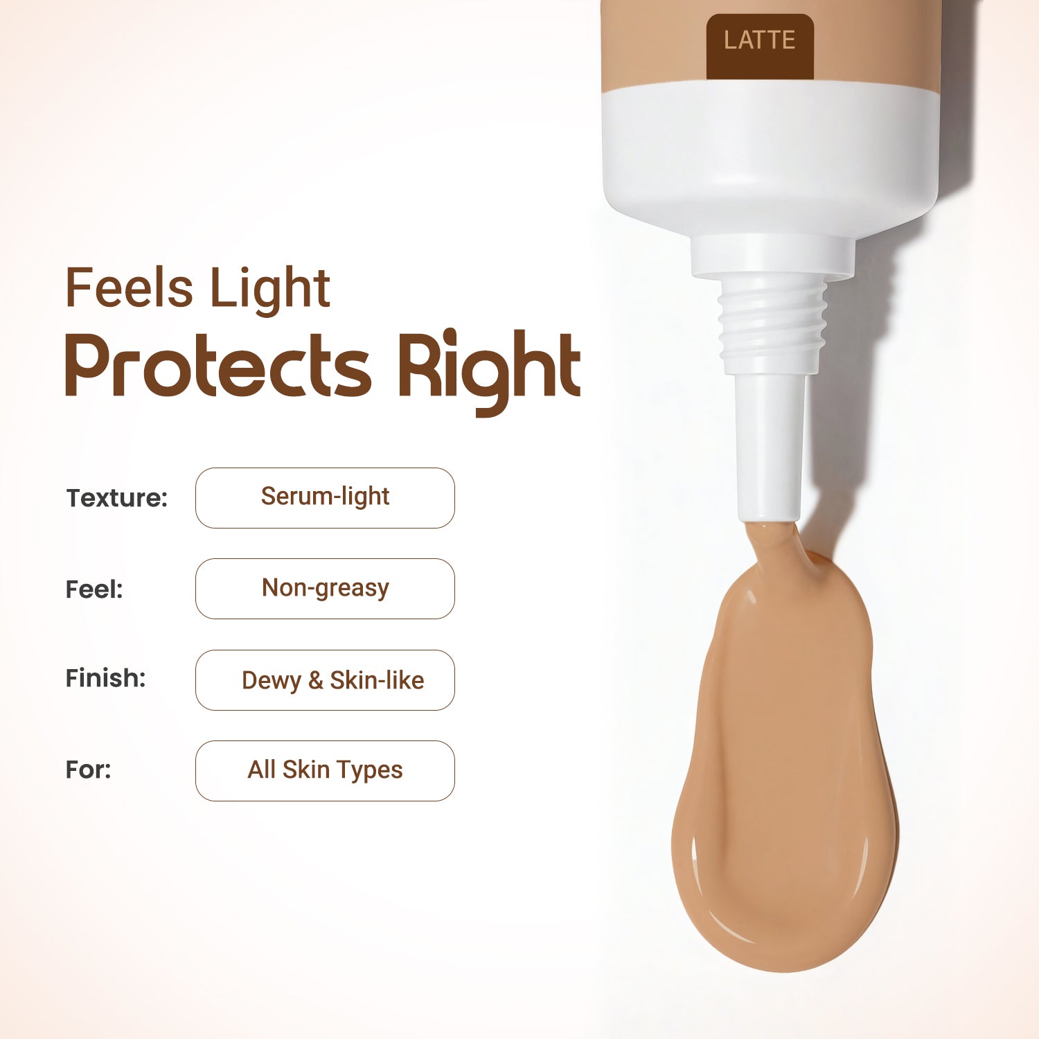 3-in-1 Tinted Sun Serum - Latte | Trial Pack | 10ml