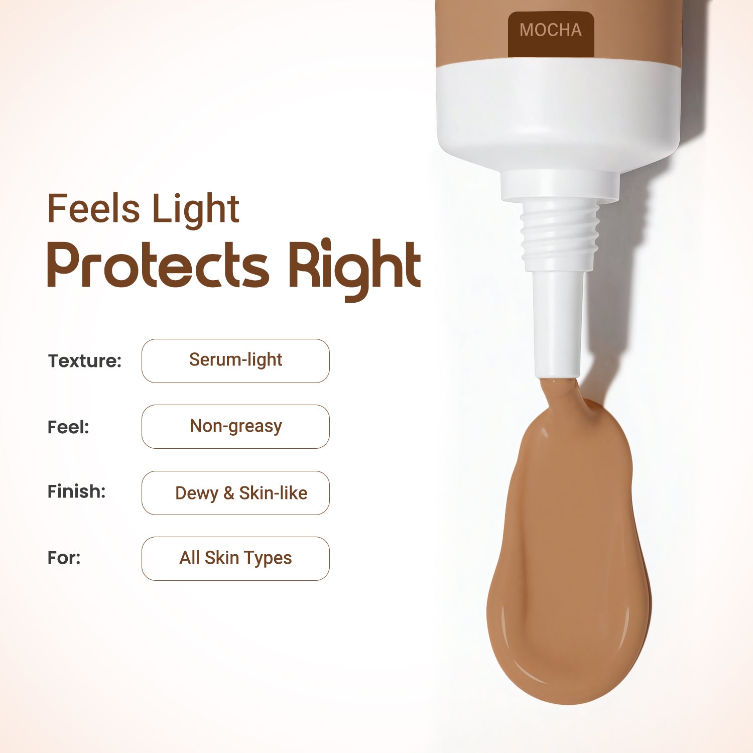 3-in-1 Tinted Sun Serum - Mocha | Trial Pack | 10ml