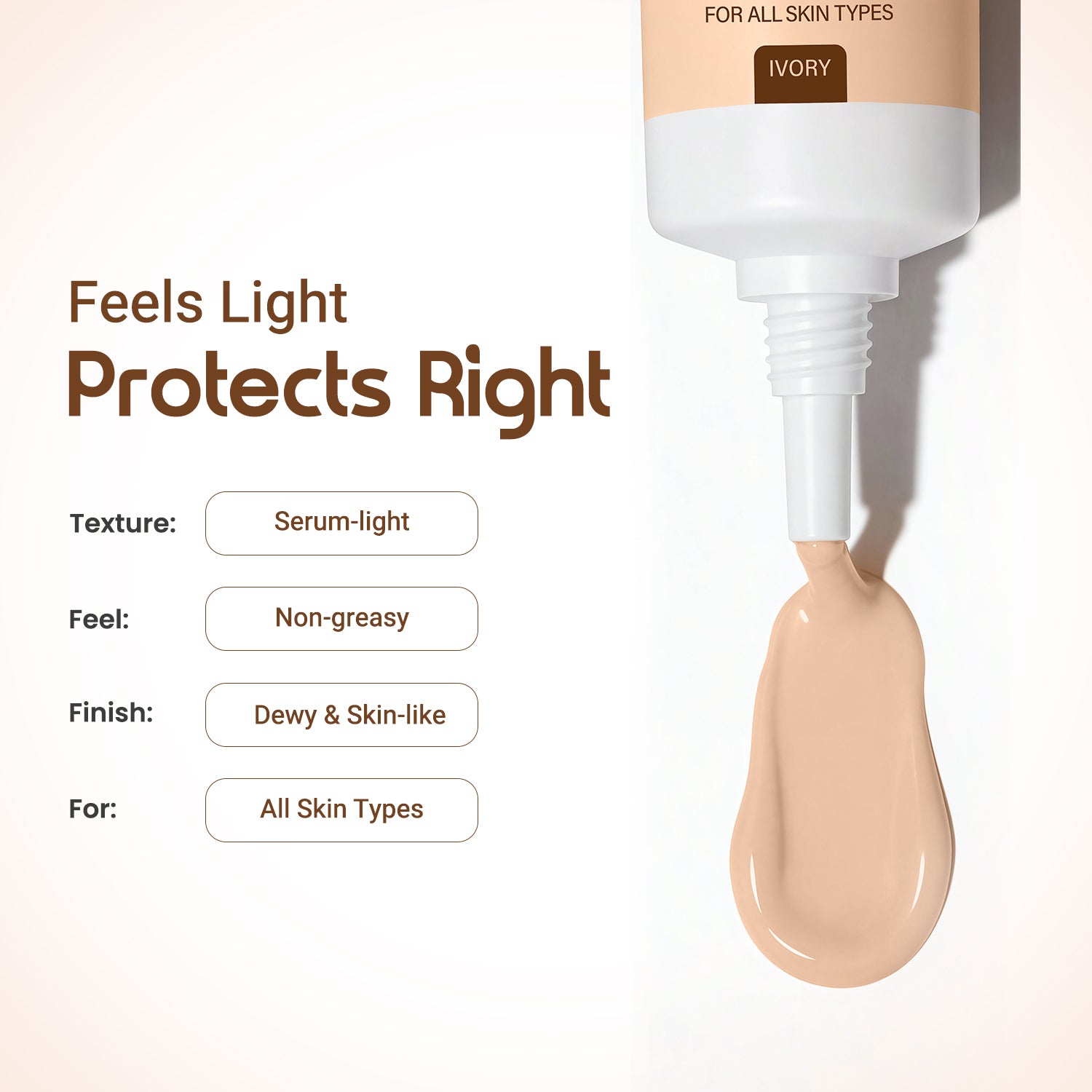 3-in-1 Tinted Sun Serum - Ivory | Trial Pack | 10ml