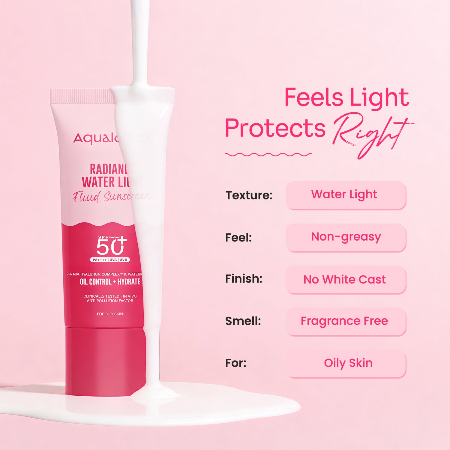 Radiance+ Water Light Fluid Sunscreen - 50g