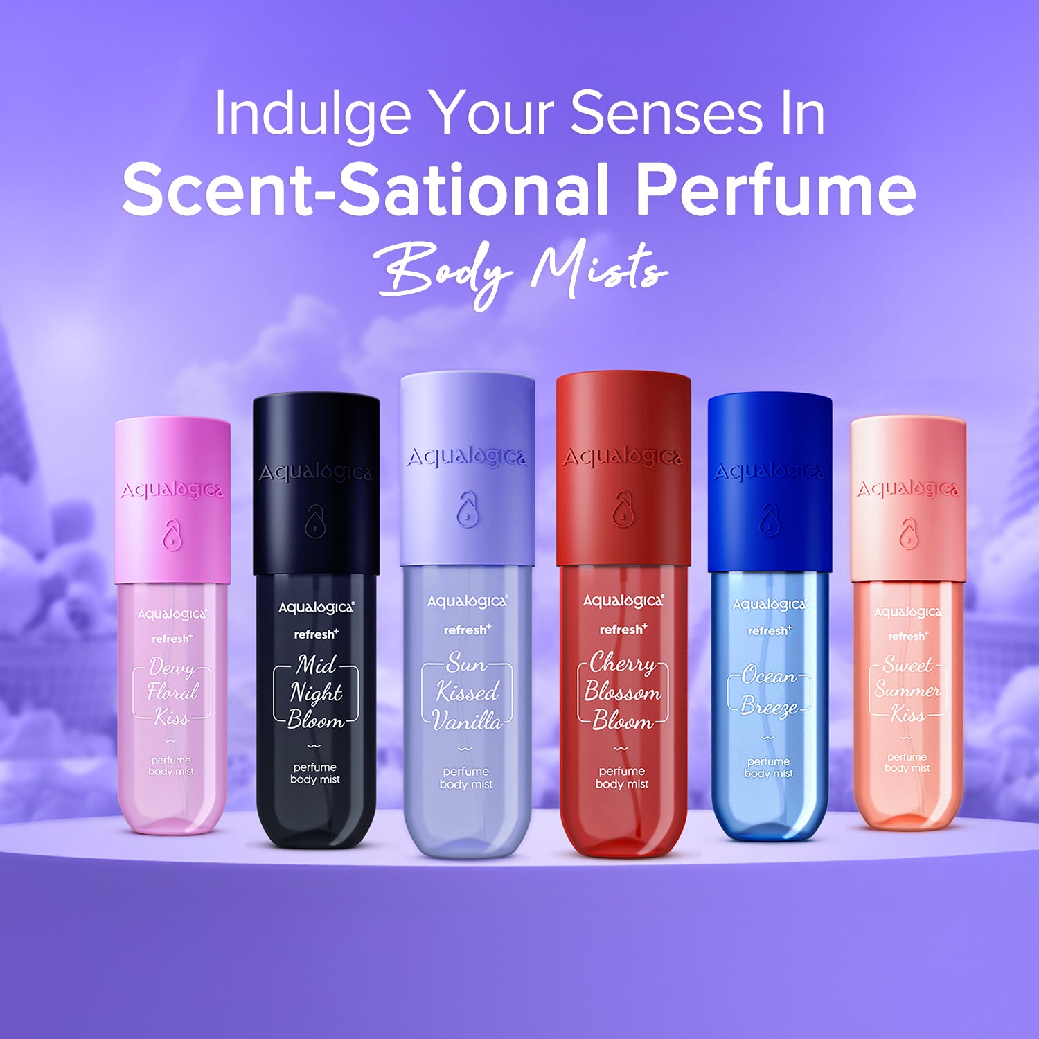 Refresh+ Sun Kissed Vanilla Perfume Body Mist with Zemea & Hyaluronic Acid - 150 ml