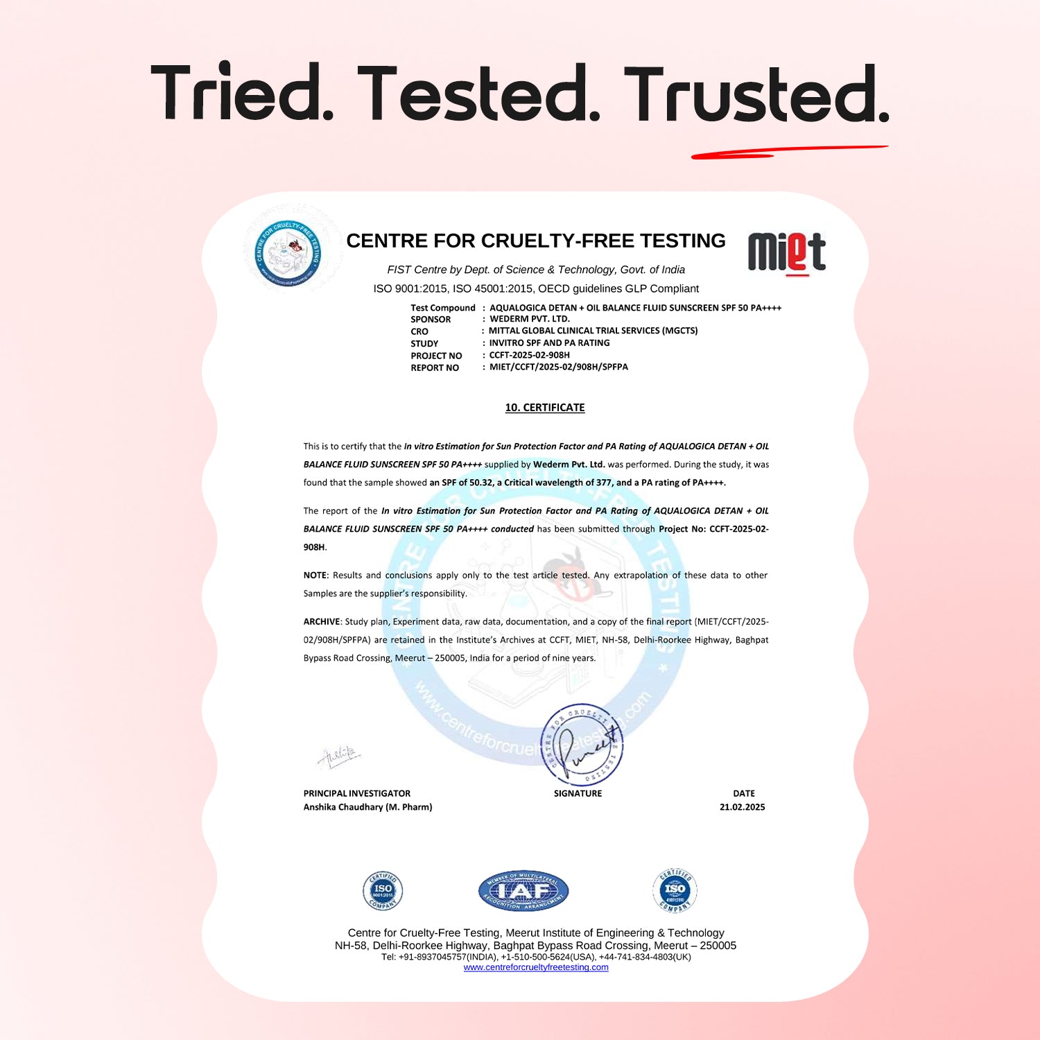 Detan+ Oil Balance Fluid Sunscreen for Oily Skin - 50g