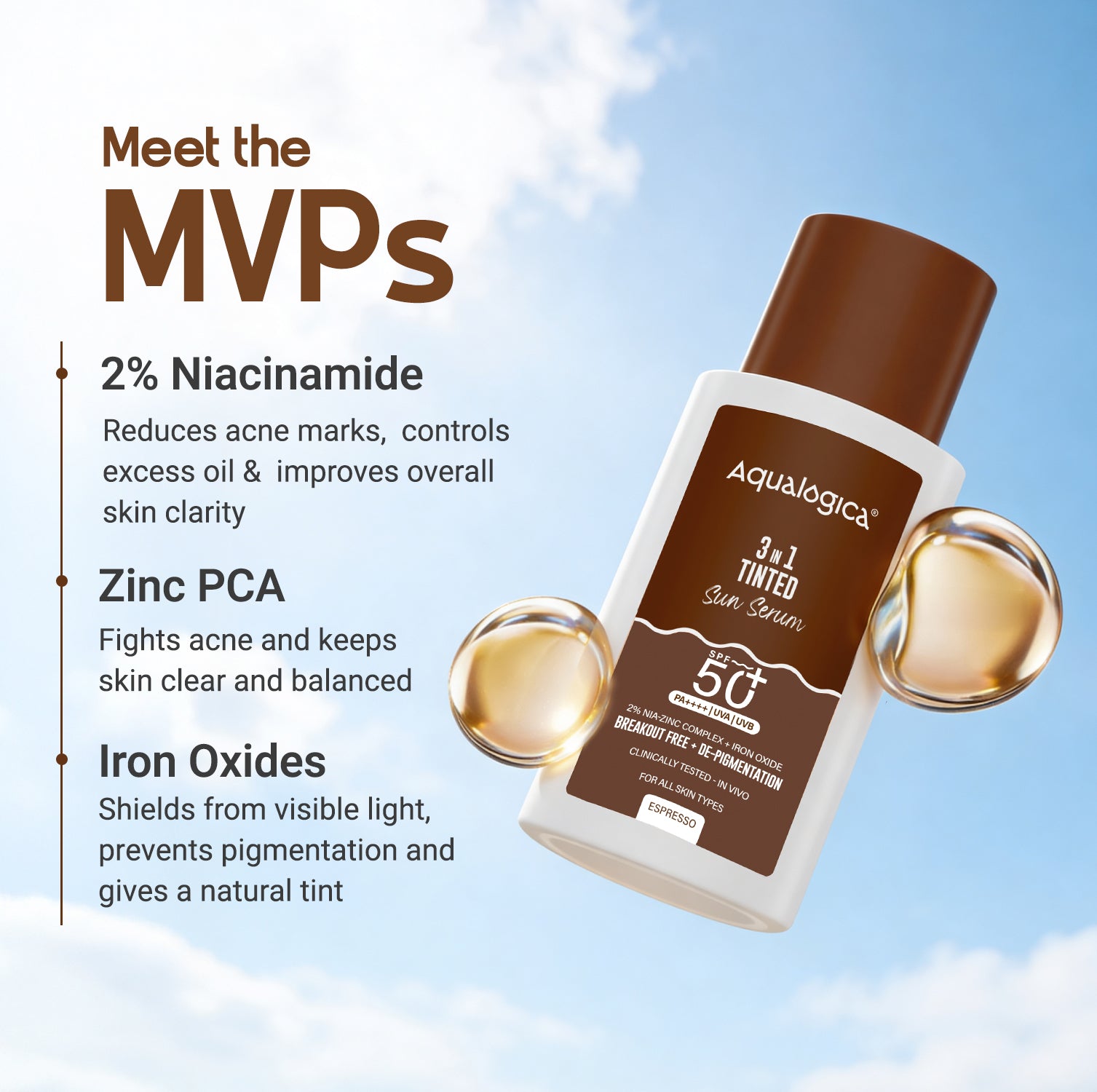 3-in-1 Tinted Sun Serum - Espresso | 50ml
