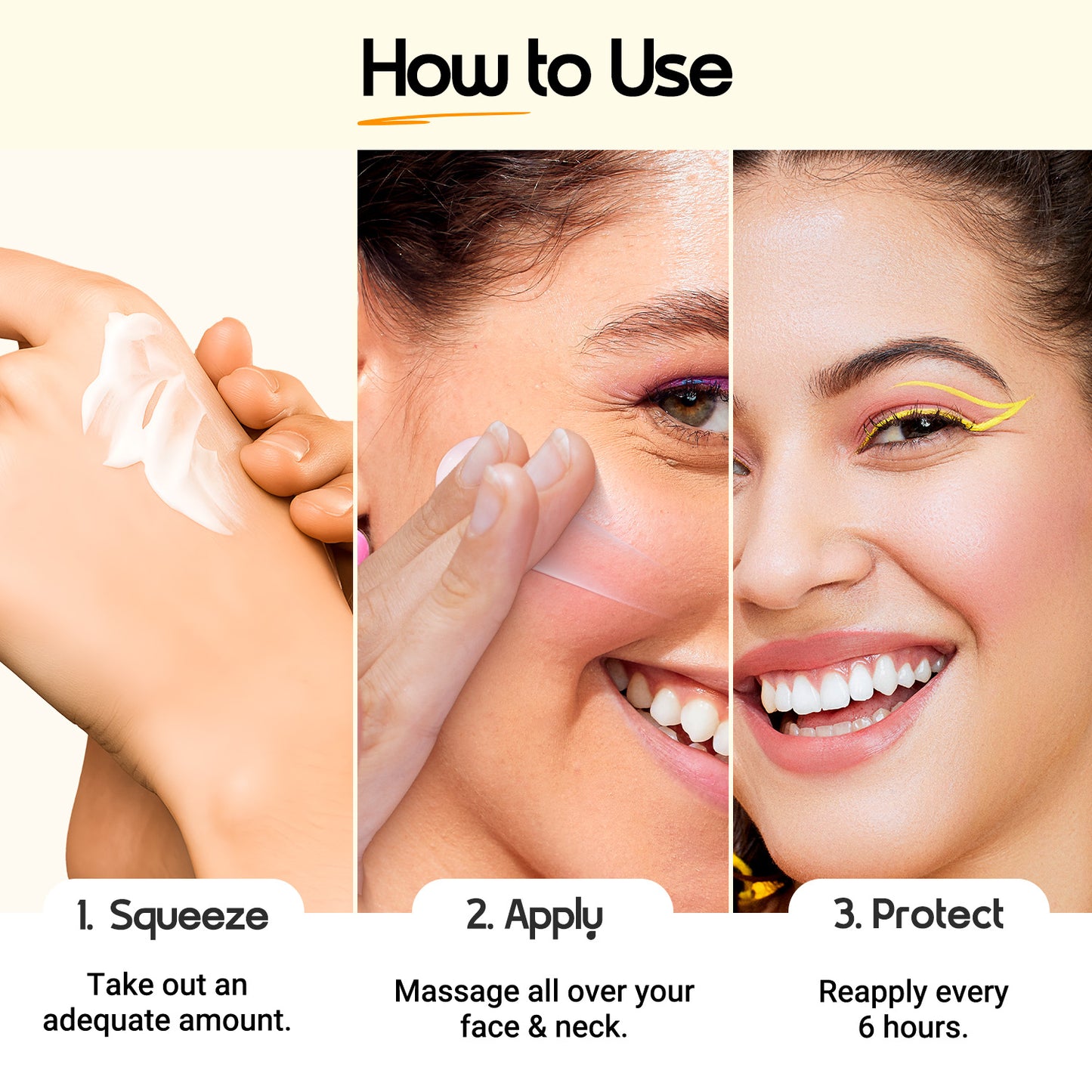 Glow+ Dewy Sunscreen Gel SPF 50+ PA++++ with Papaya & Vitamin C - 80g