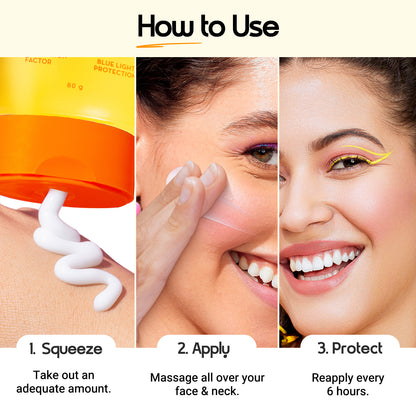 Glow+ Dewy Sunscreen 80g - Pack of 2