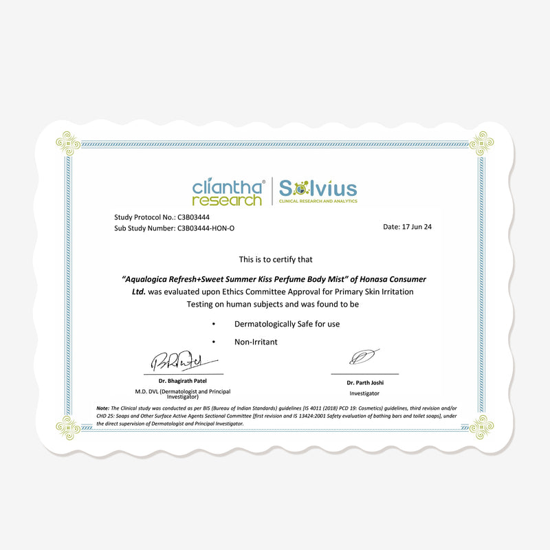 Dermatologically Safe