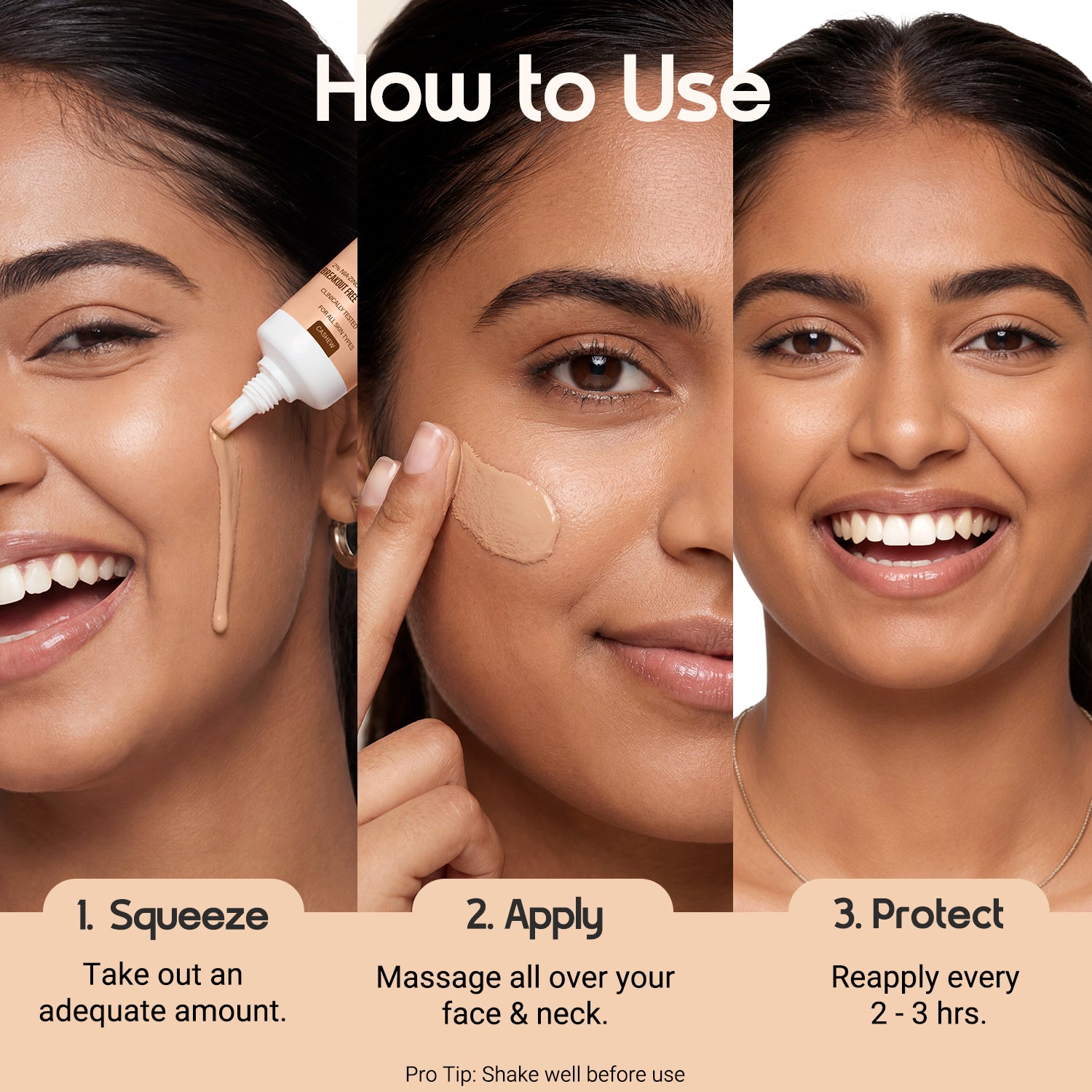 3-in-1 Tinted Sun Serum - Cashew | Trial Pack | 10ml