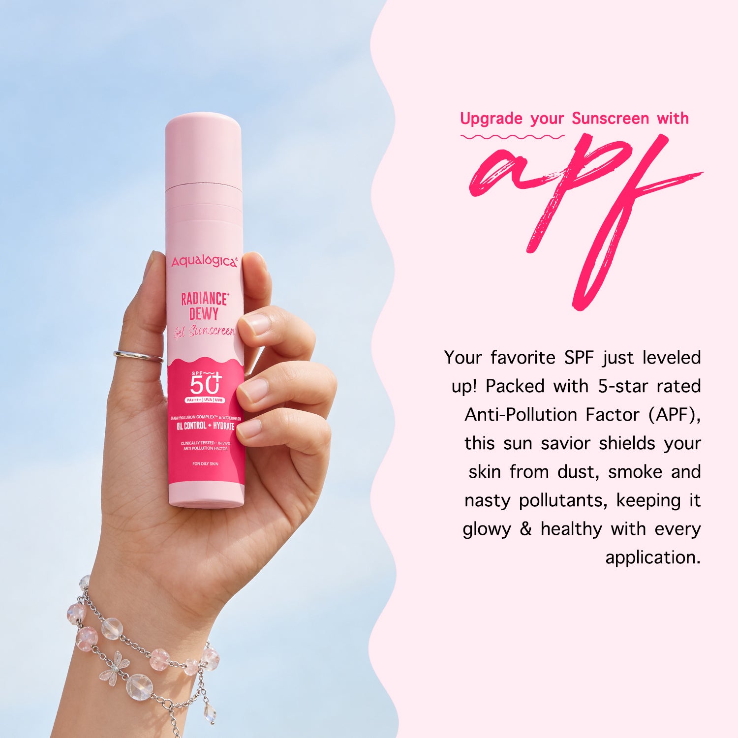 Radiance+ Dewy Sunscreen In-Vivo Tested with Watermelon & Niacinamide with SPF 50 & PA++++ - 50g