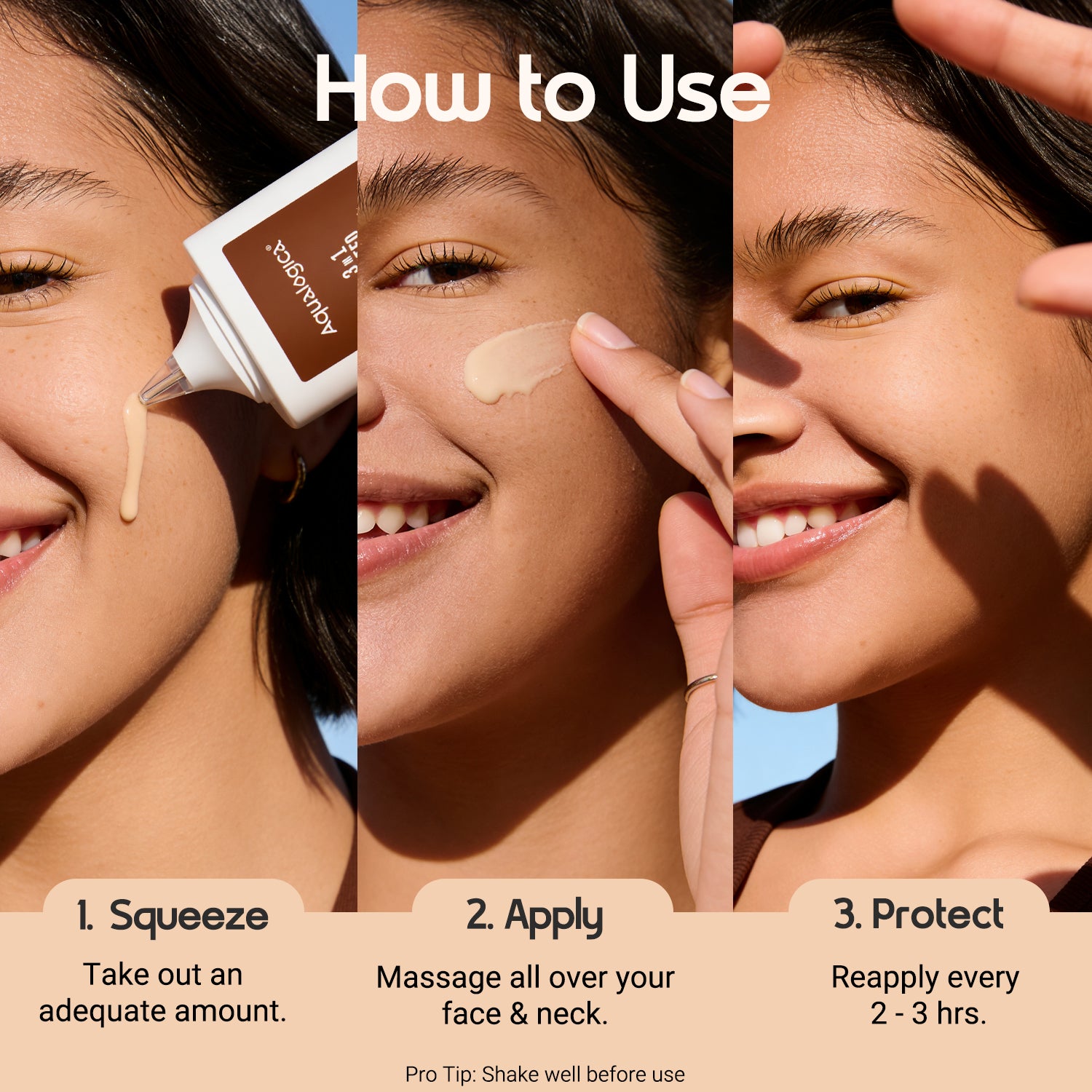 3-in-1 Tinted Sun Serum - Pearl | 50g