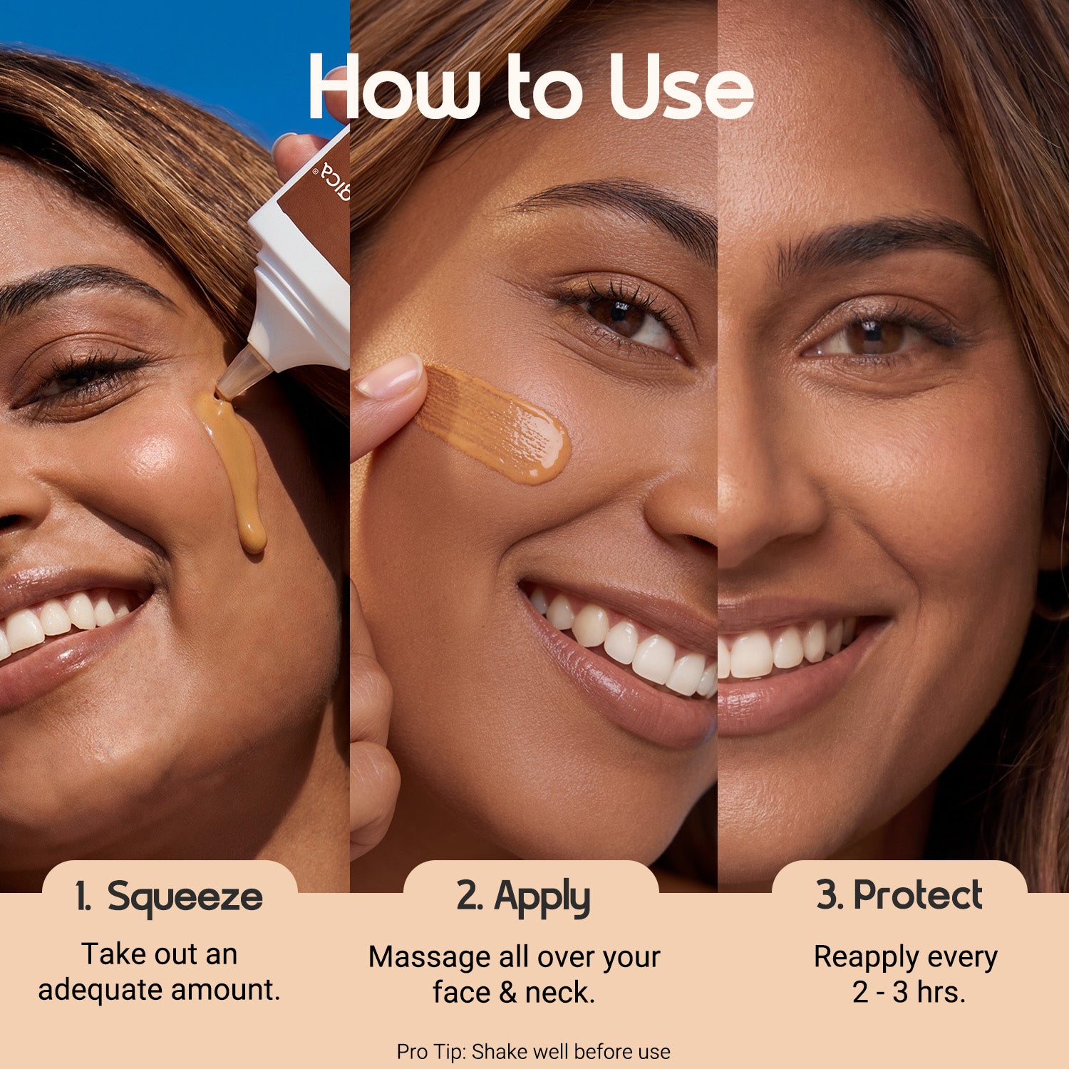 3-in-1 Tinted Sun Serum - Caramel | 50ml