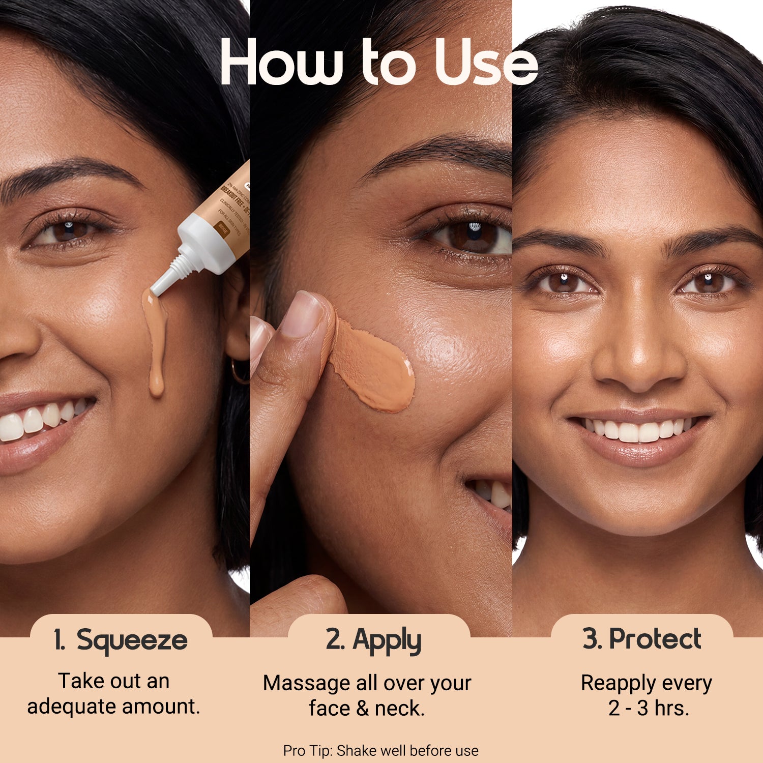 3-in-1 Tinted Sun Serum - Beige | Trial Pack | 10ml