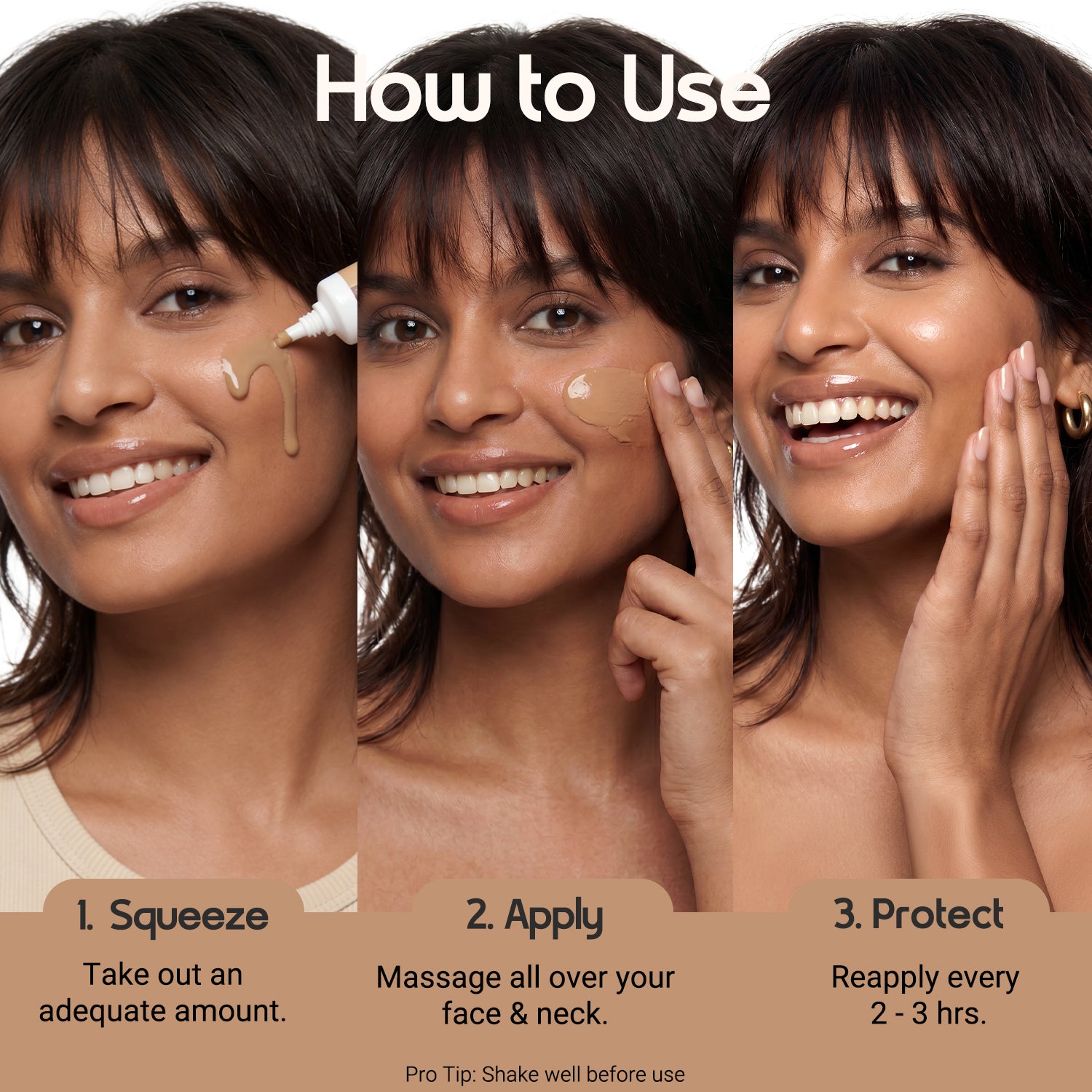 3-in-1 Tinted Sun Serum - Mocha | Trial Pack | 10ml