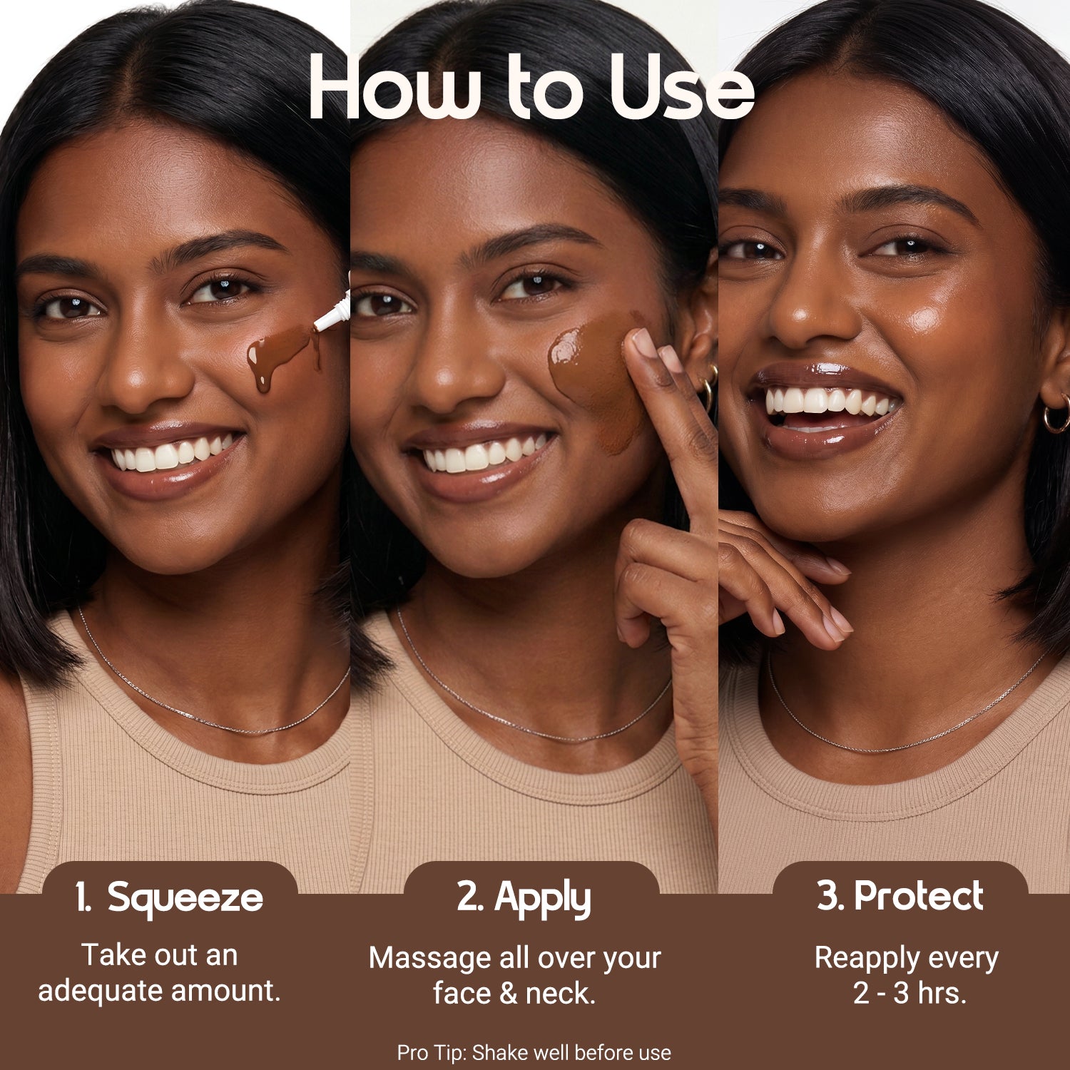 3-in-1 Tinted Sun Serum - Espresso | Trial Pack | 10ml