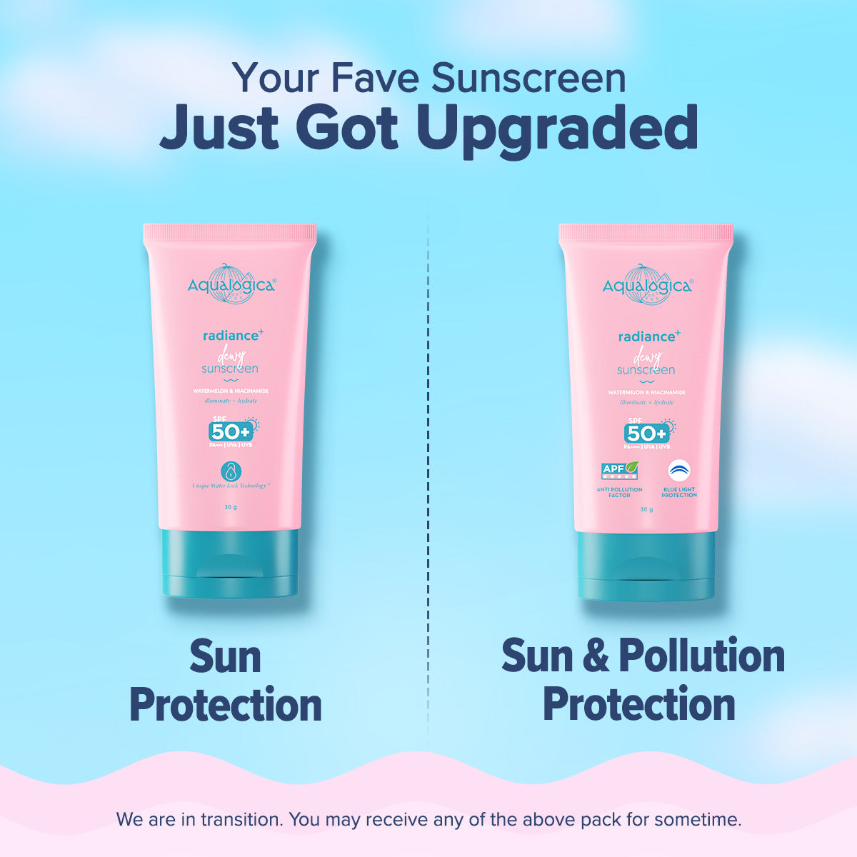 Radiance+ Dewy Sunscreen with Watermelon & Niacinamide with SPF 50 & PA++++ - 30g