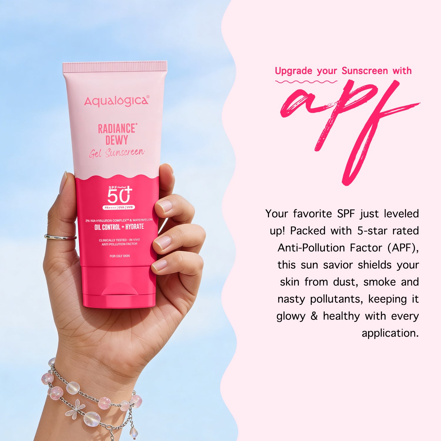 Radiance+ Dewy Sunscreen In-Vivo Tested with Watermelon & Niacinamide with SPF 50 & PA++++ - 80g