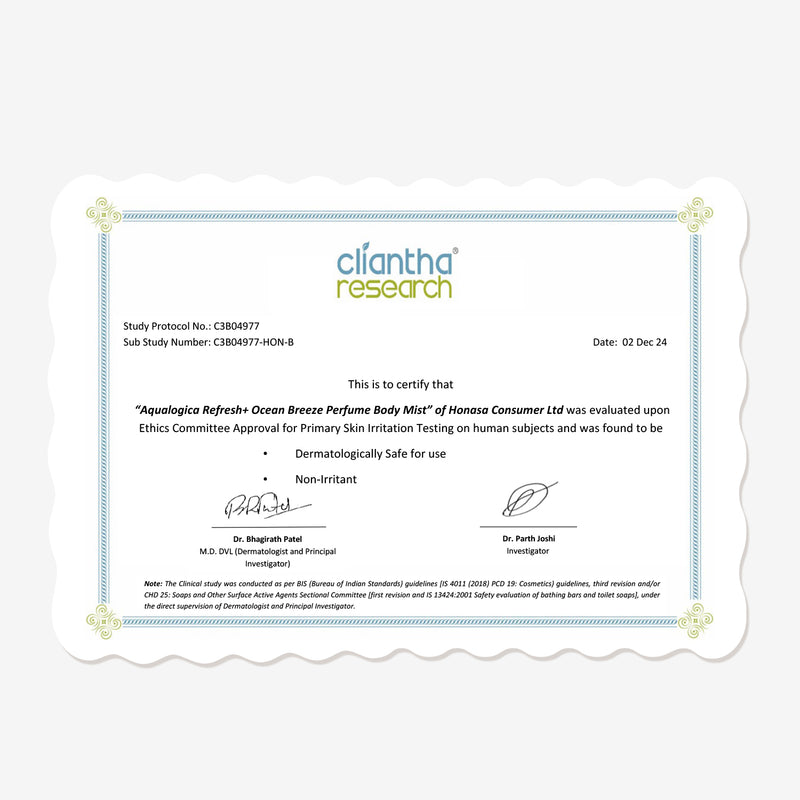 Dermatologically Safe
