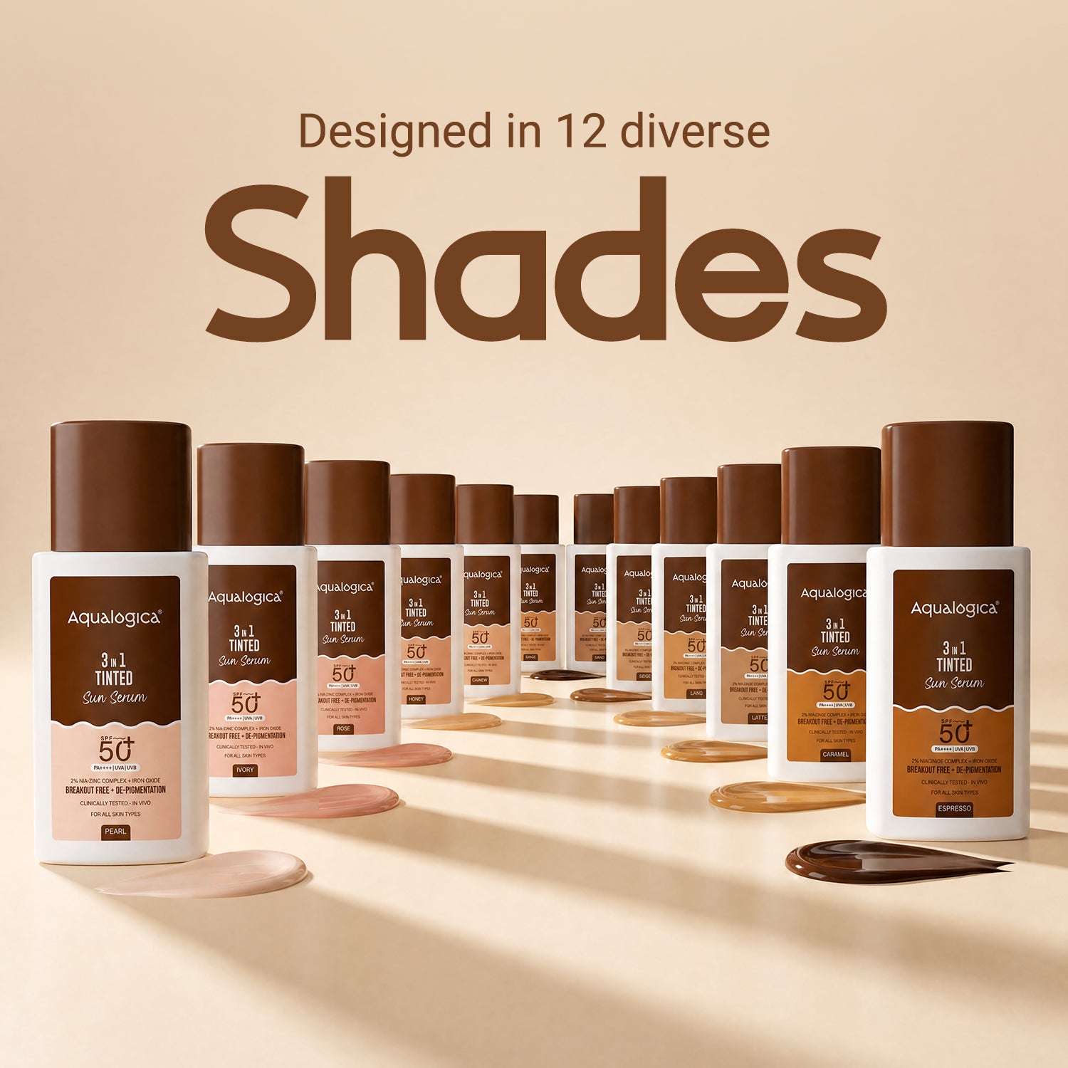 3-in-1 Tinted Sun Serum - Mocha | 50ml