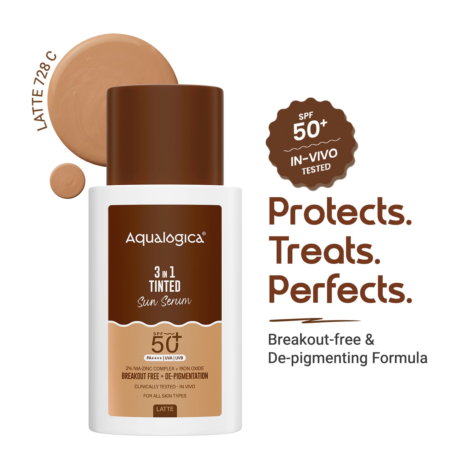 3-in-1 Tinted Sun Serum - Latte | 50ml