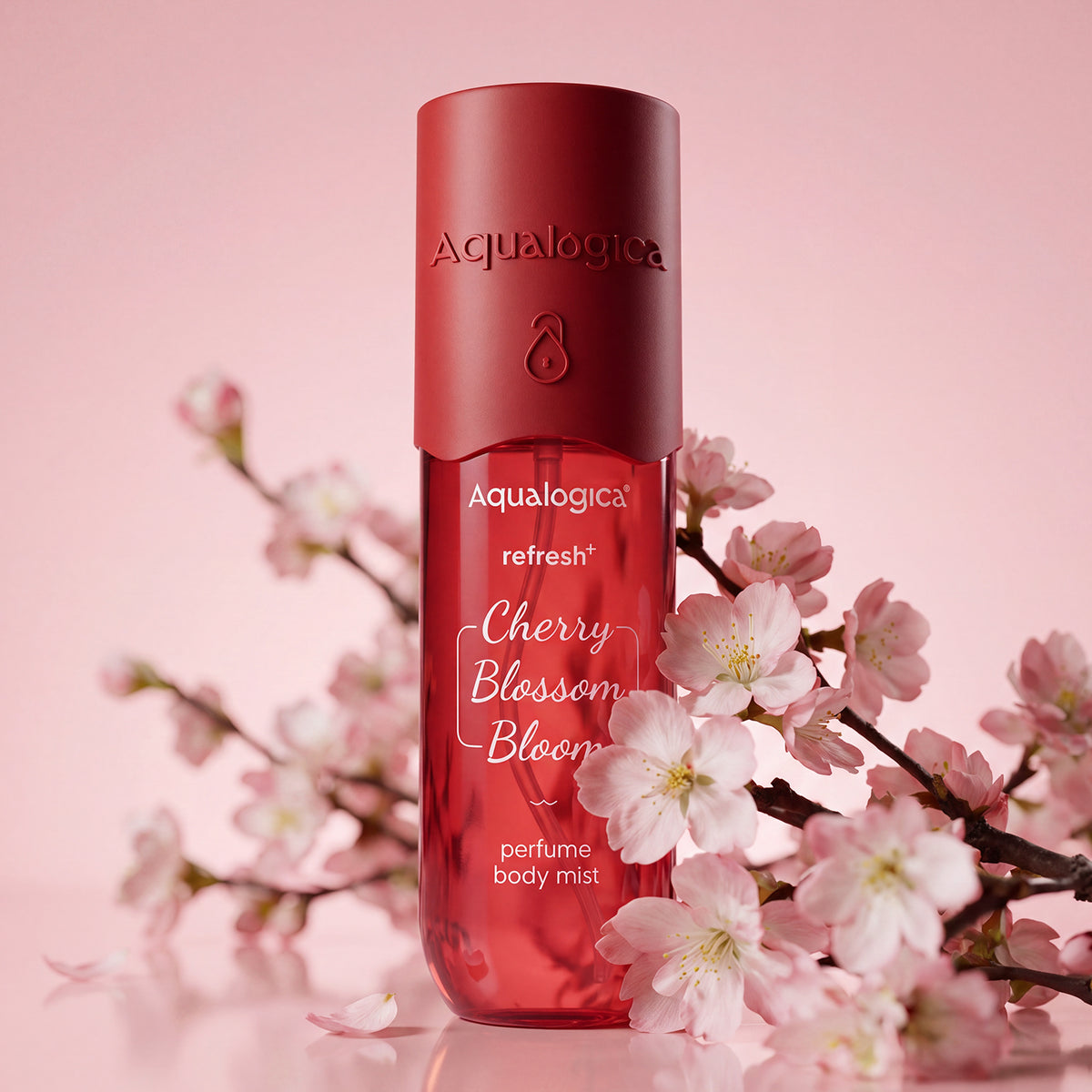 Refresh+ Cherry Blossom Bloom Perfume Body Mist with Zemea and Hyaluronic Acid 150 ml