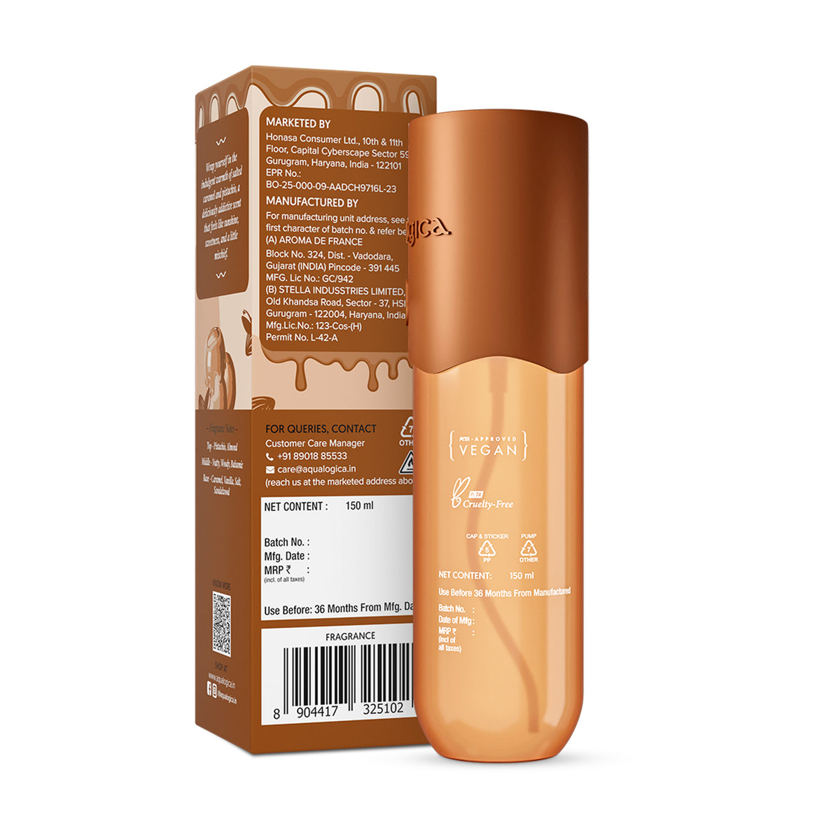 Refresh+ Perfume Body Mist - Salted Caramel Crush 150ml