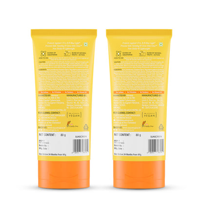 Glow+ Dewy Sunscreen 80g - Pack of 2