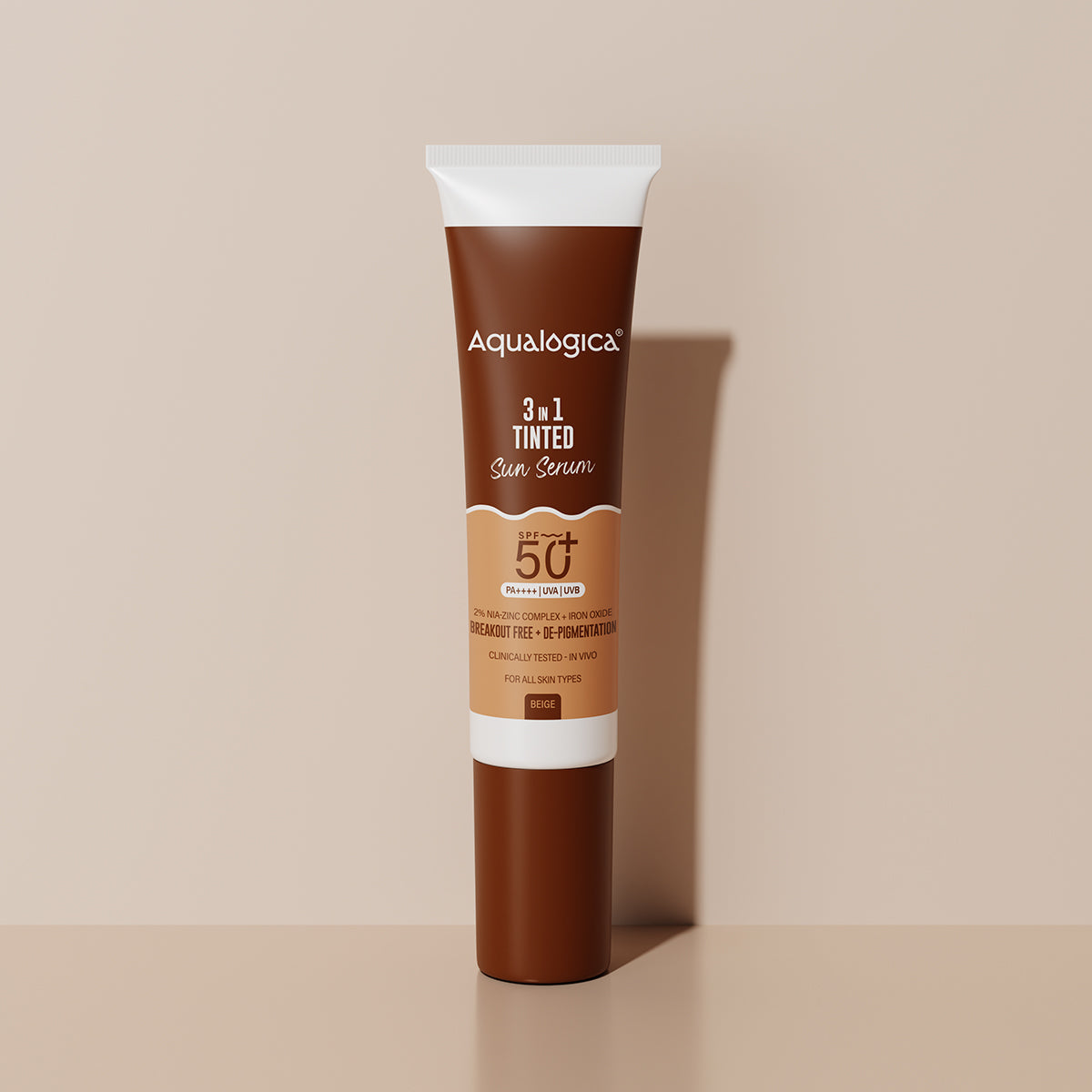 3-in-1 Tinted Sun Serum - Beige | Trial Pack | 10ml