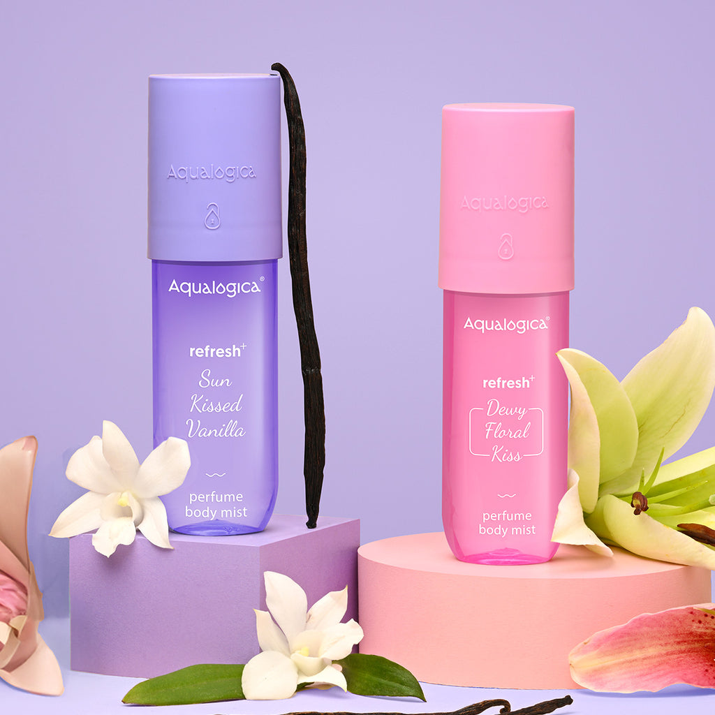 Refresh+ Vanilla Floral Body Mist Duo with Zemea Hyaluronic