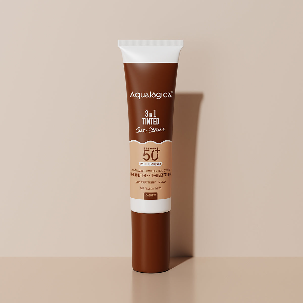 3-in-1 Tinted Sun Serum - Cashew | Trial Pack | 10ml