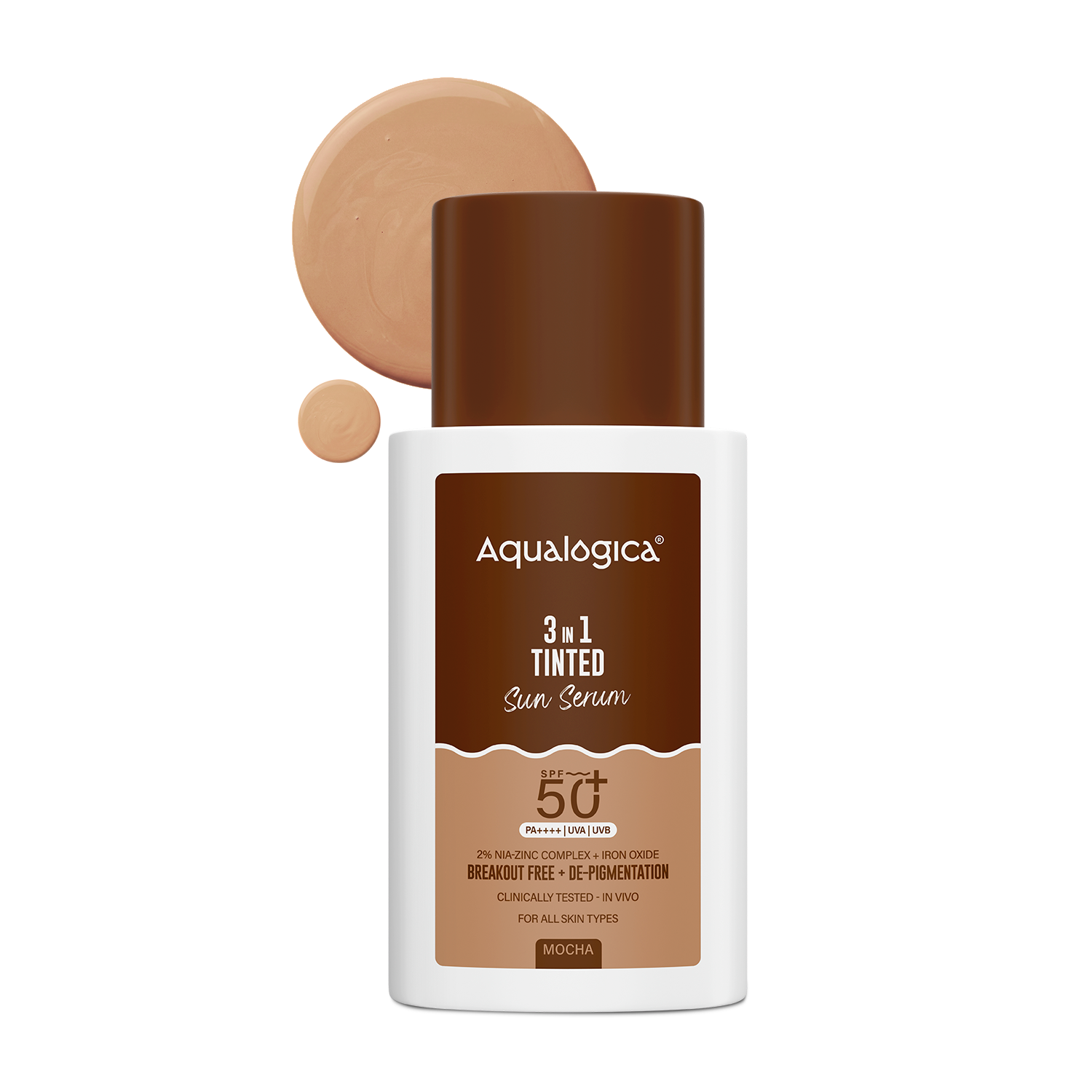 3-in-1 Tinted Sun Serum - Mocha | 50ml