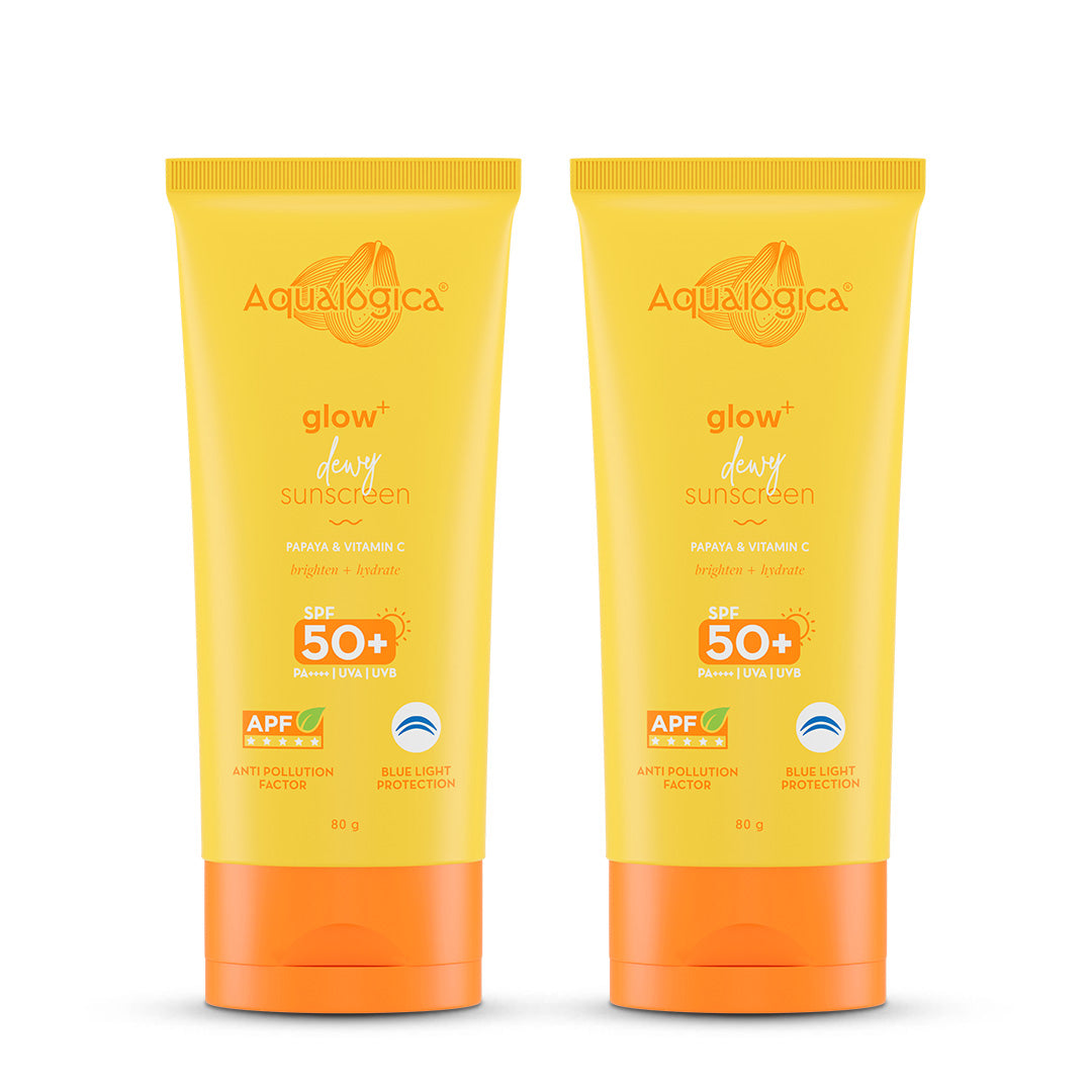 Glow+ Dewy Sunscreen 80g - Pack of 2