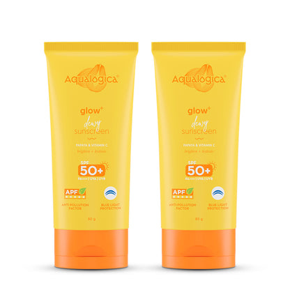 Glow+ Dewy Sunscreen 80g - Pack of 2