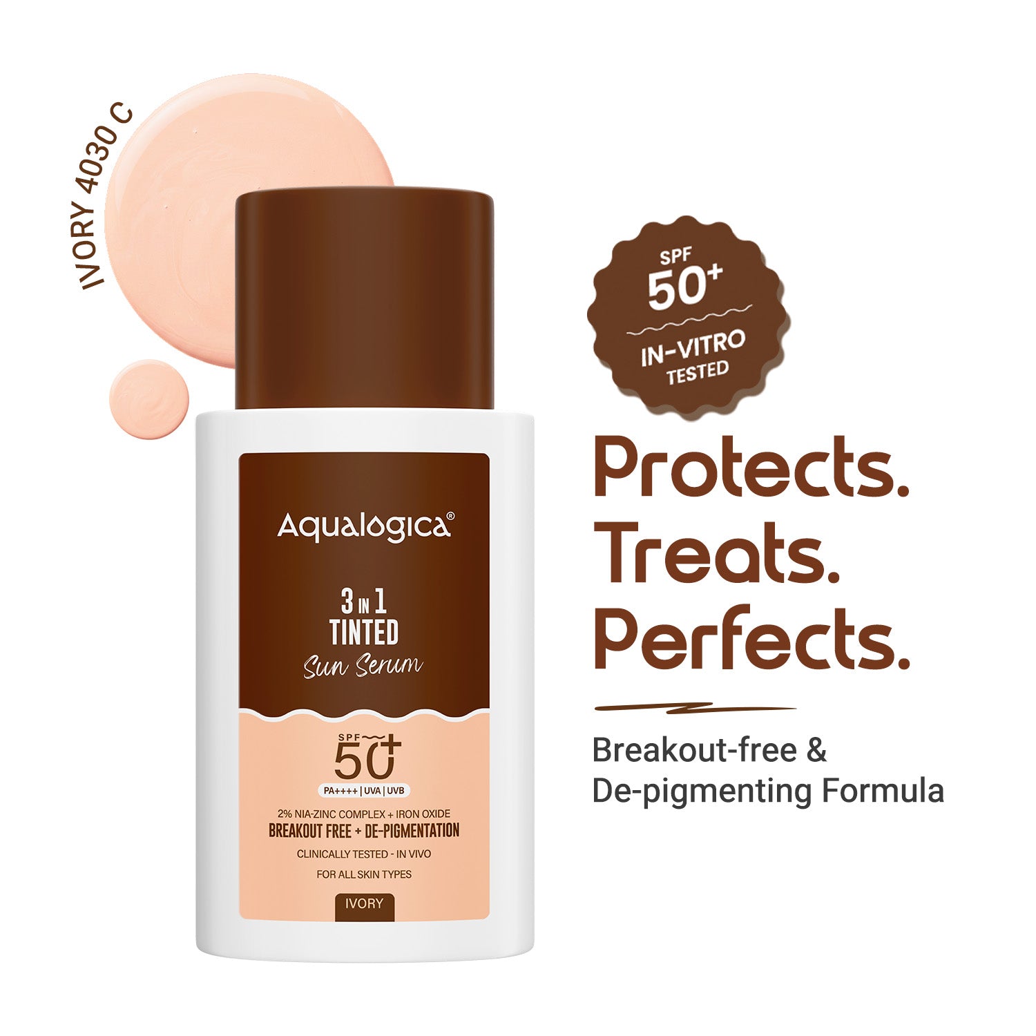 3-in-1 Tinted Sun Serum - Ivory | 50g