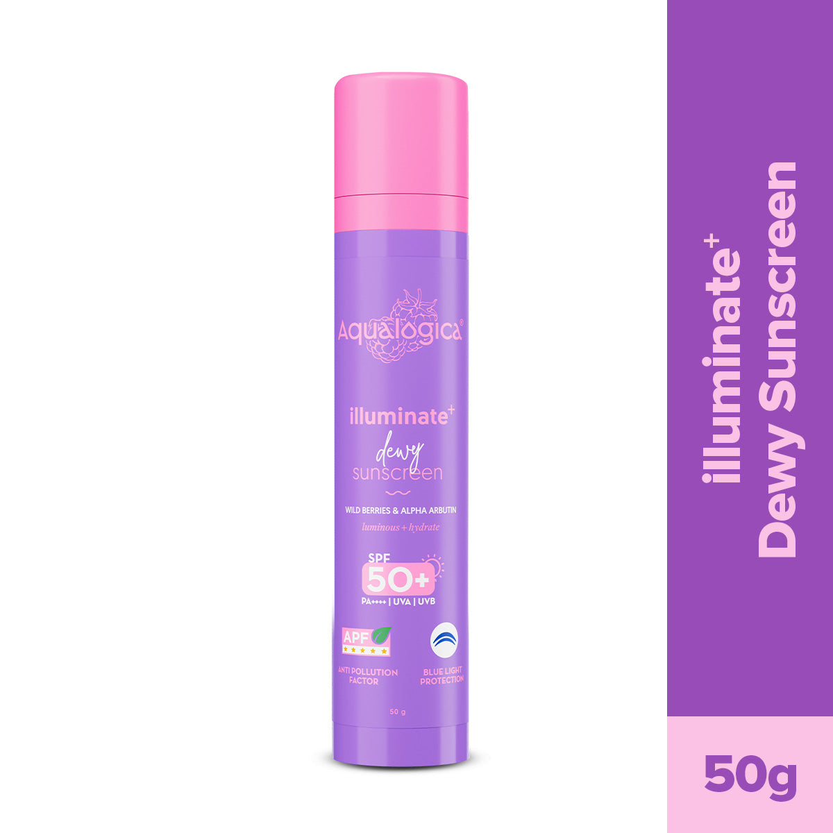 Illuminate+ Dewy Sunscreen SPF 50+ PA++++ with Wild Berries & Alpha Arbutin - 50 g