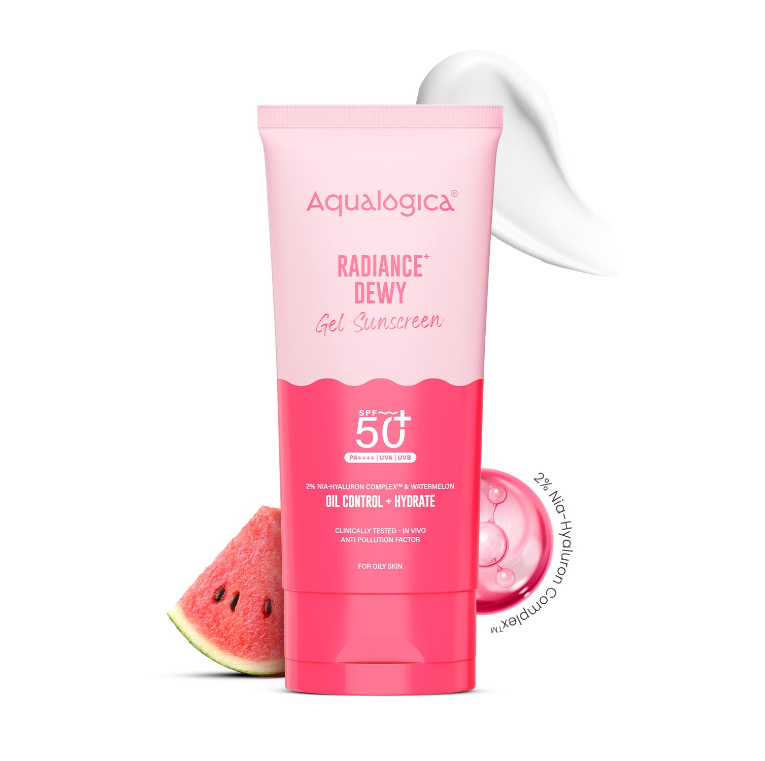 Radiance+ Dewy Sunscreen In-Vivo Tested with Watermelon & Niacinamide with SPF 50 & PA++++ - 80g