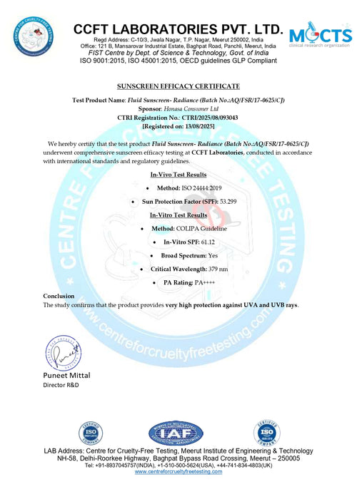 Invivo certificate