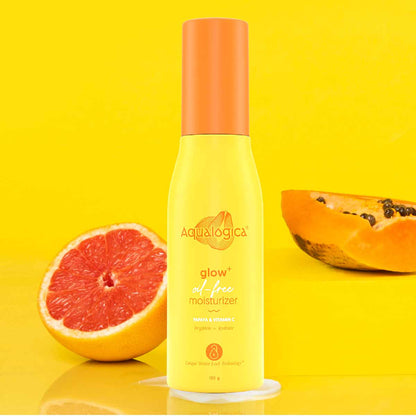 FREEBIE Glow+ Oil Free Moisturizer with Papaya & Vitamin C for Glowing Skin - 100g