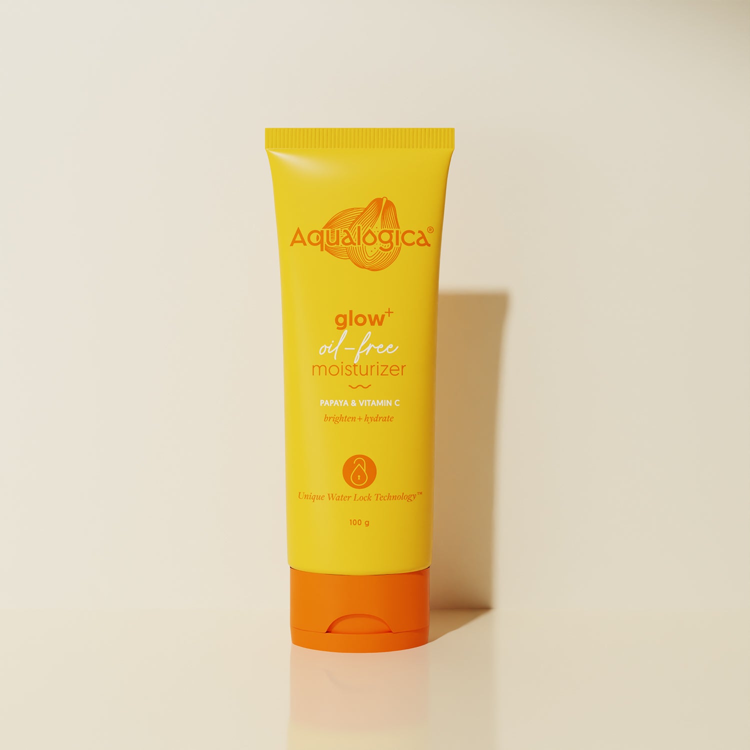 Glow+ Oil Free Moisturizer with Papaya & Vitamin C for Glowing Skin - 100g